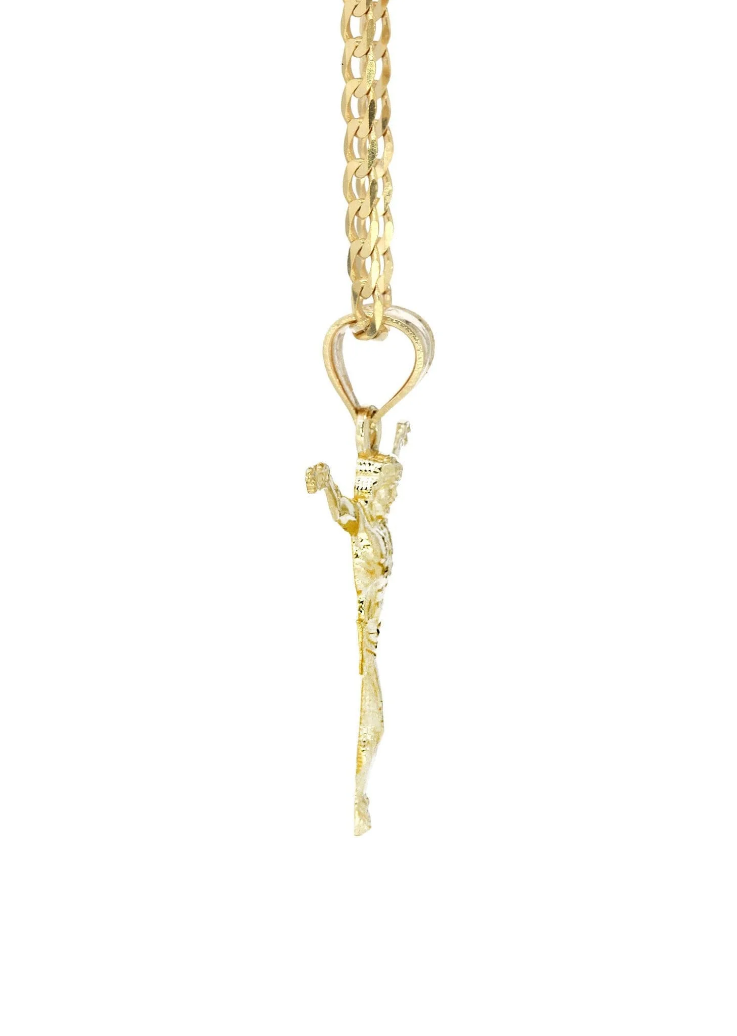 10K Gold Crucifix Necklace | Appx. 5.7 Grams - Image 4