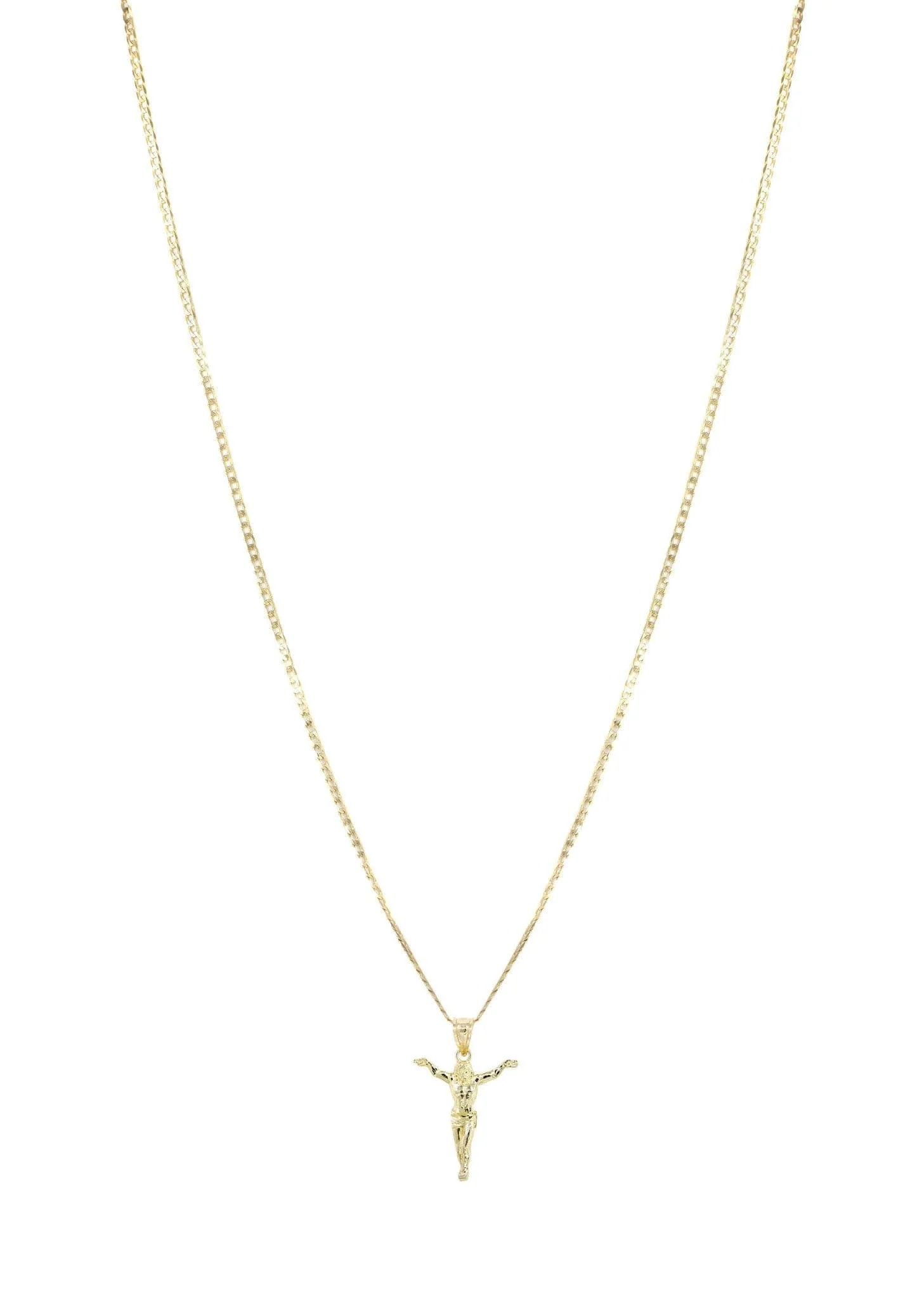 10K Gold Crucifix Necklace | Appx. 5.7 Grams - Image 5