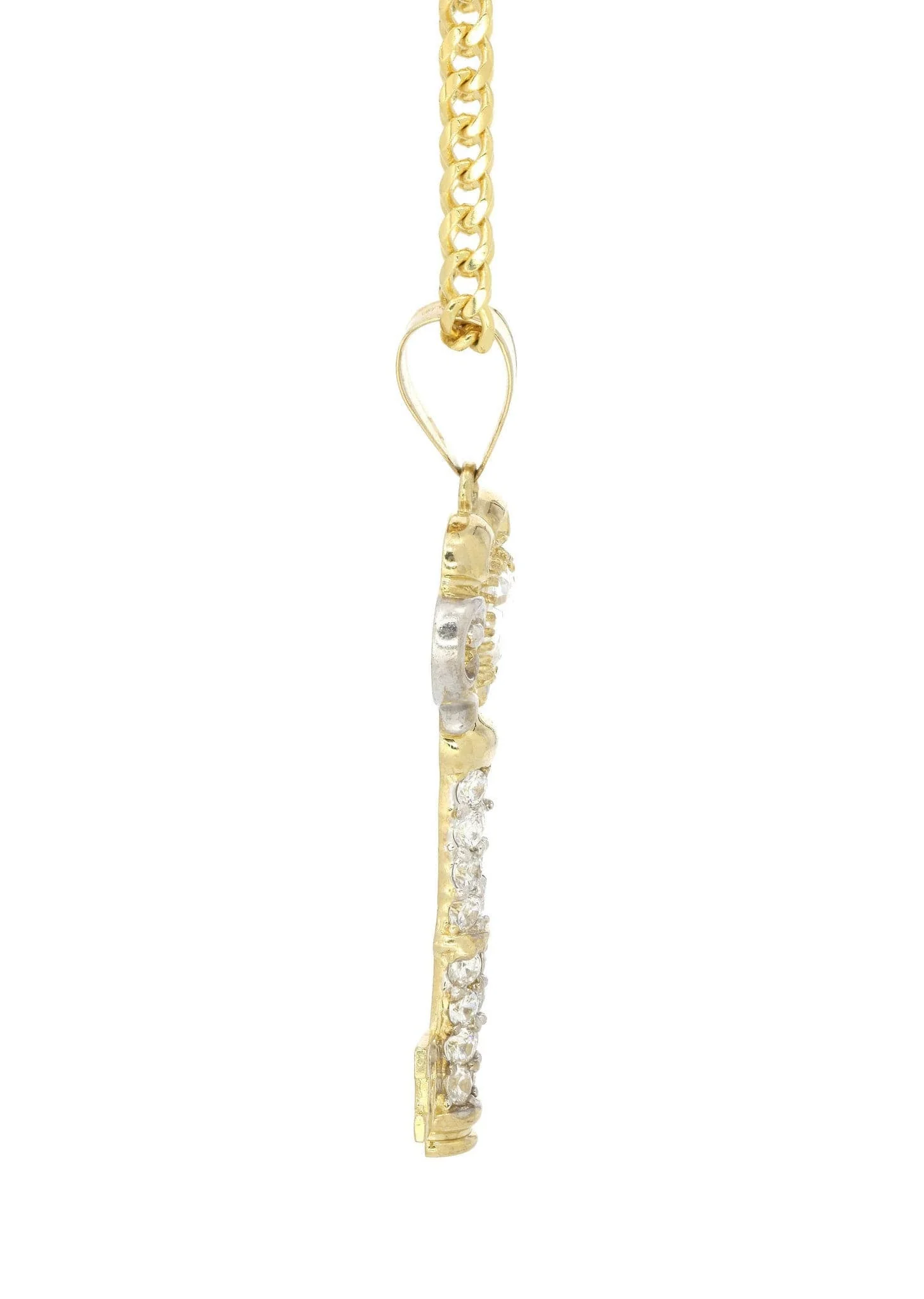 10K Yellow Gold Key Necklace | Appx. 25.7 Grams - Image 4