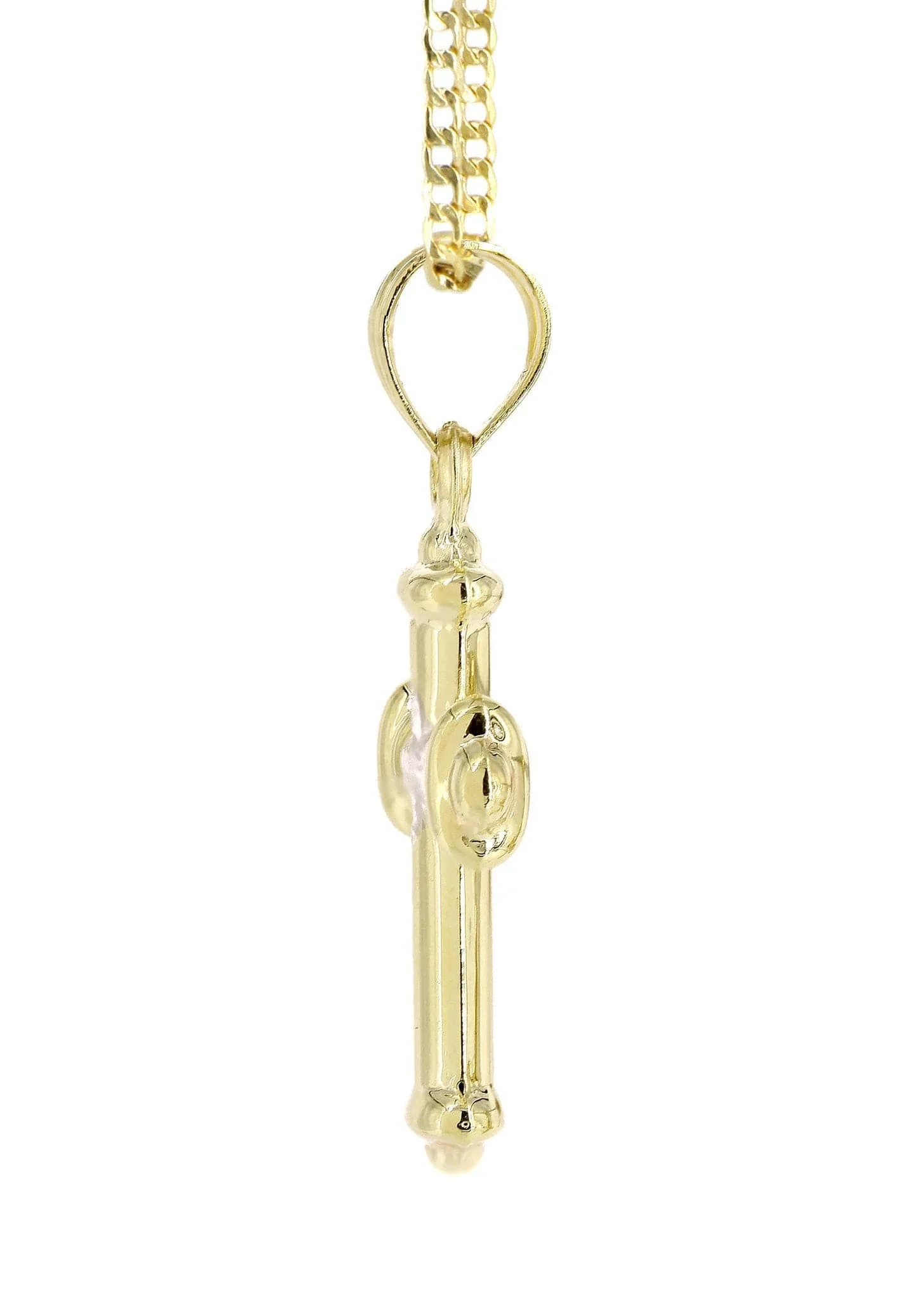 10K Gold Cross  Necklace For Men | 5.2 Grams - Image 5
