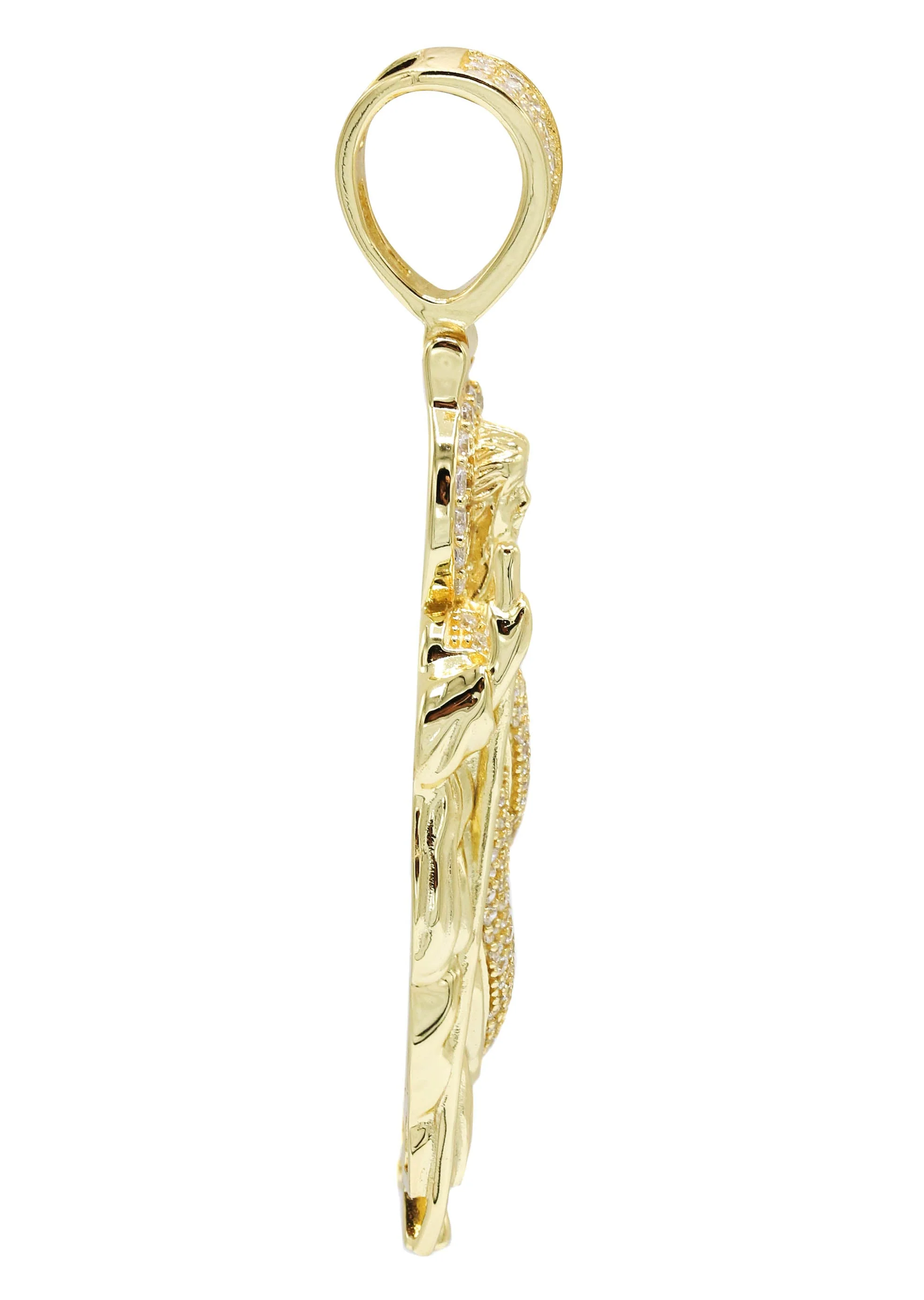 Silver Pendant - Gold St. Jude Pendant | Appx 7 Grams - Image 3