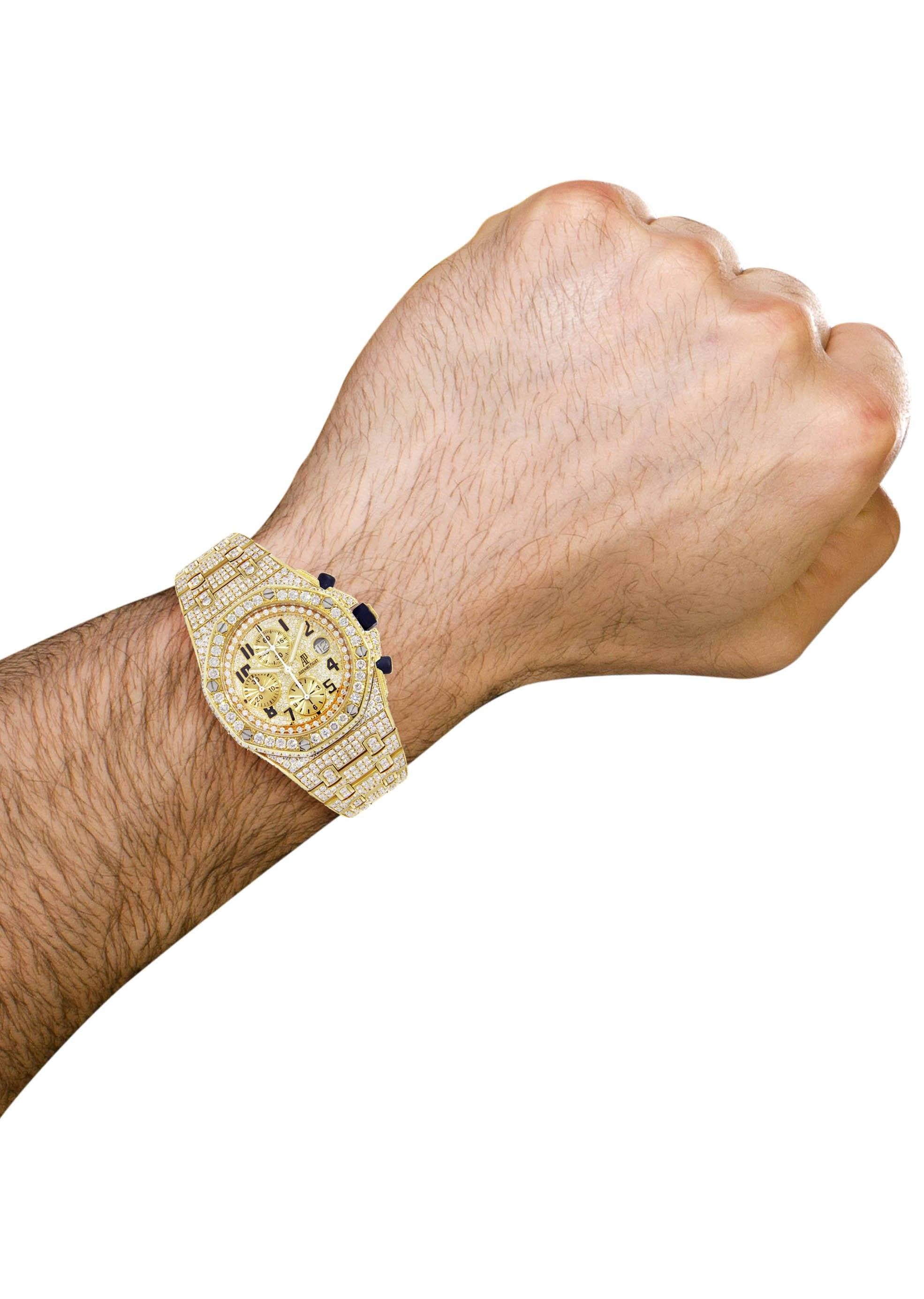 Diamond Audemars Piguet Royal Oak Offshore | 18K Yellow Gold | 42 Mm - Image 5