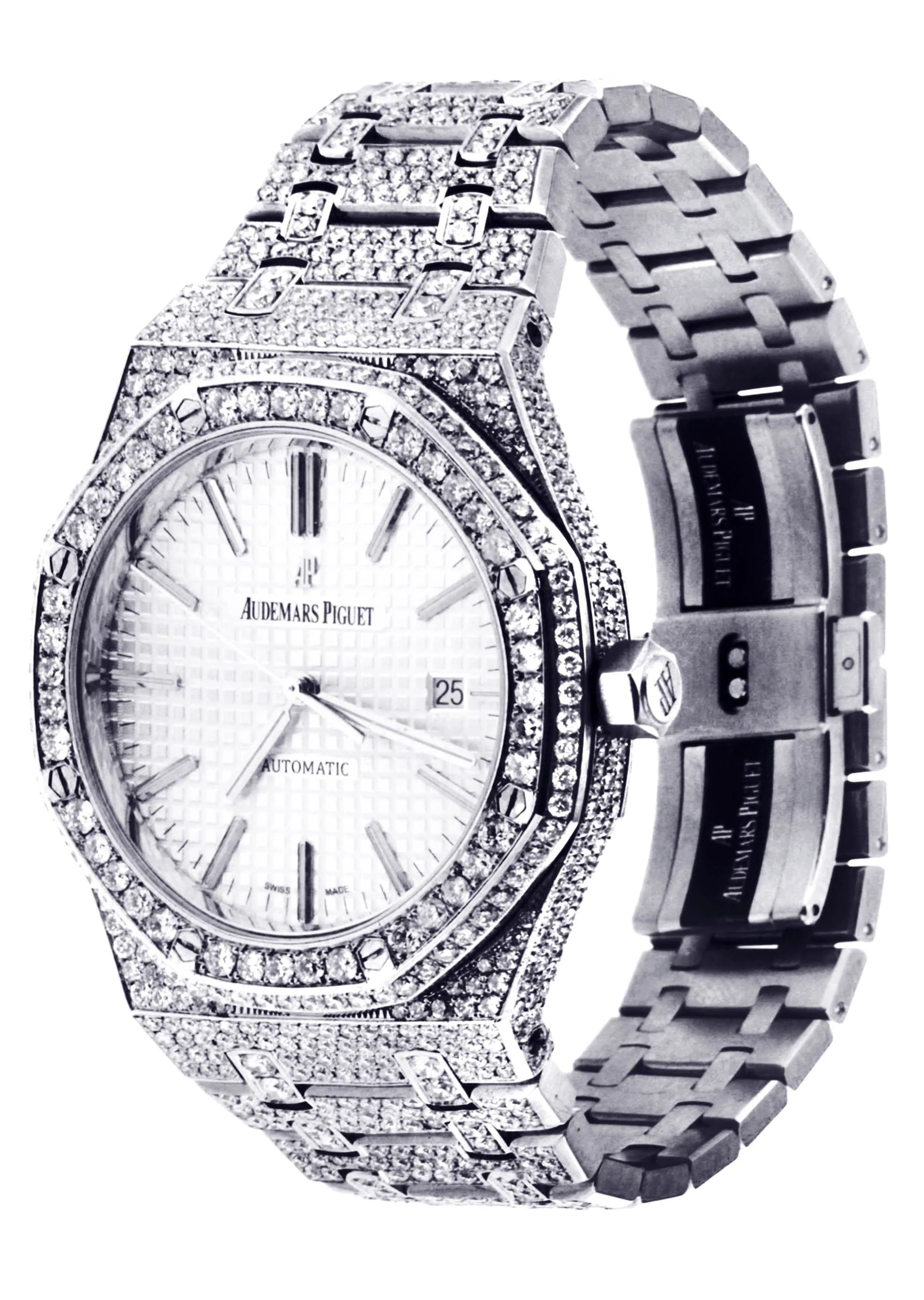Diamond Audemars Piguet Royal Oak | Stainless Steel | 37 Mm - Image 3