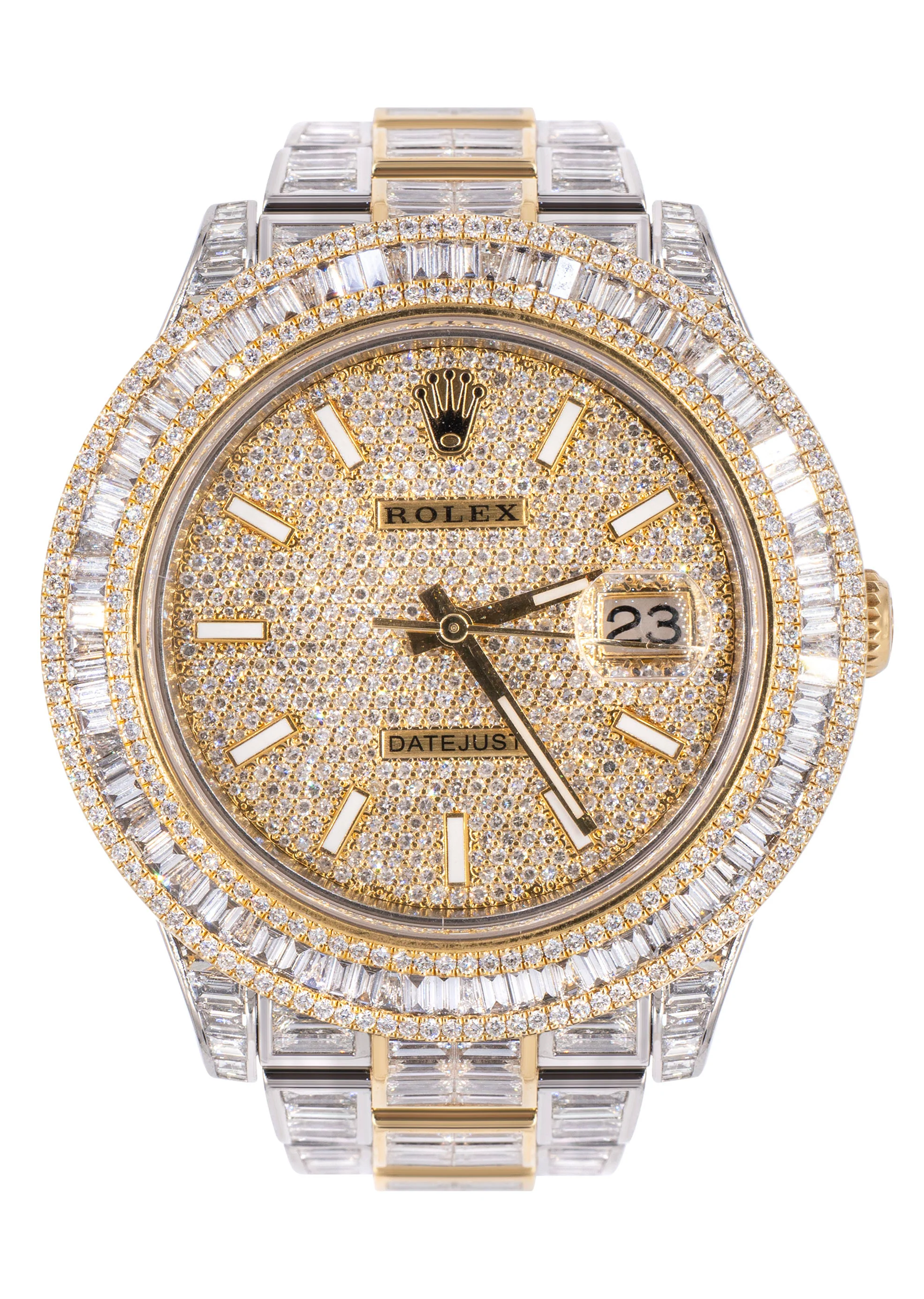 Rolex Datejust 41 MM | Diamond Baguette Iced Out | 40 Carats - Image 5