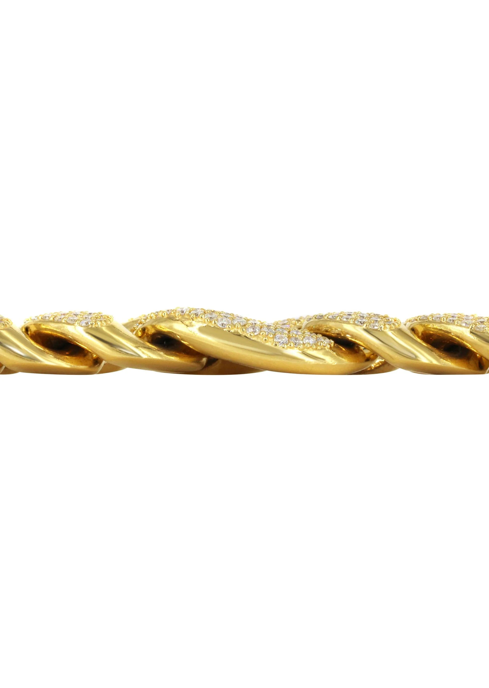 Diamond Gucci Puff Cuban Chain ( 18 MM ) - Image 7