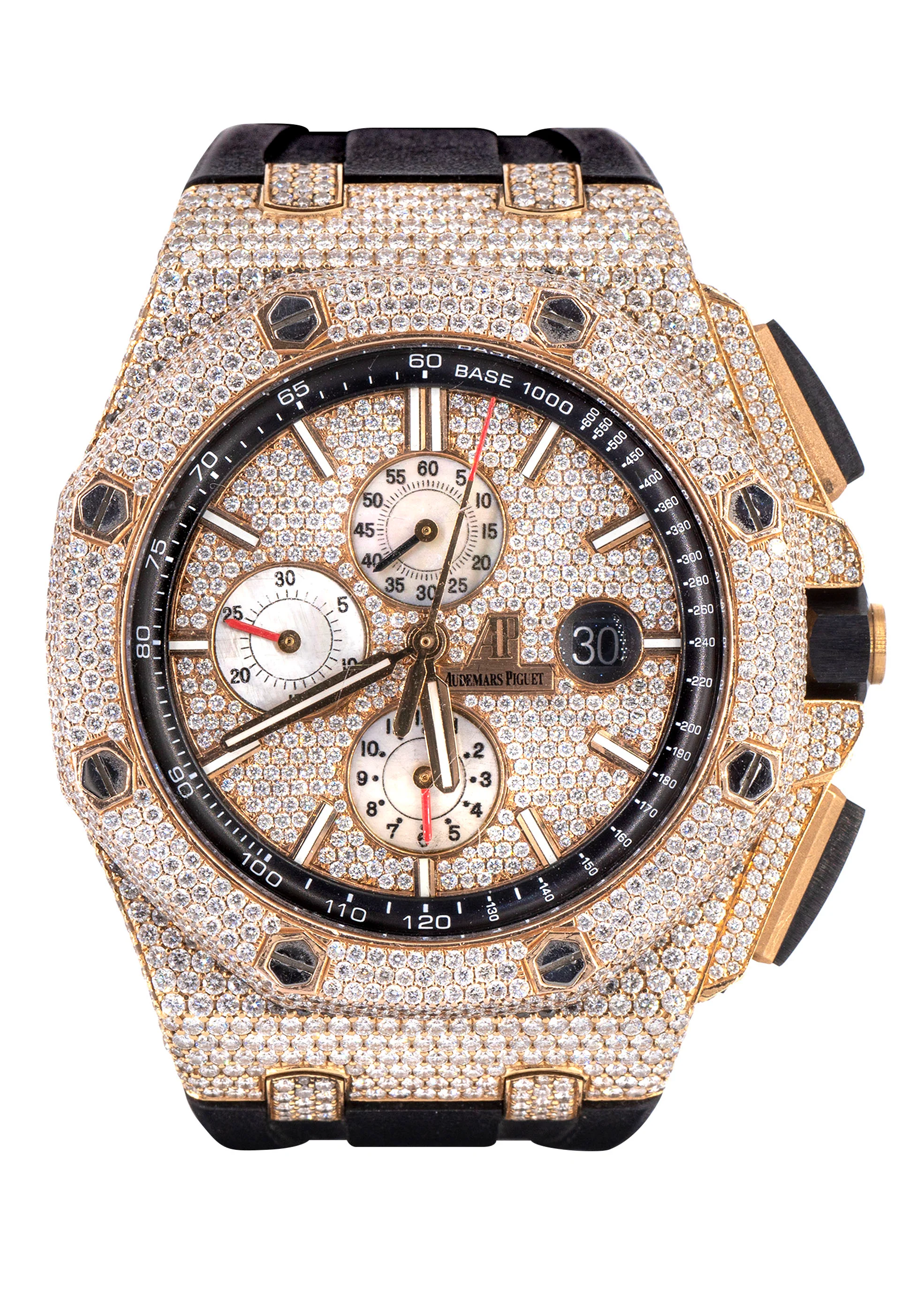 Audemars Piguet Royal Oak Offshore | 18K Rose Gold | Diamond Iced Out  | 44 MM | 15 Carats - Image 5