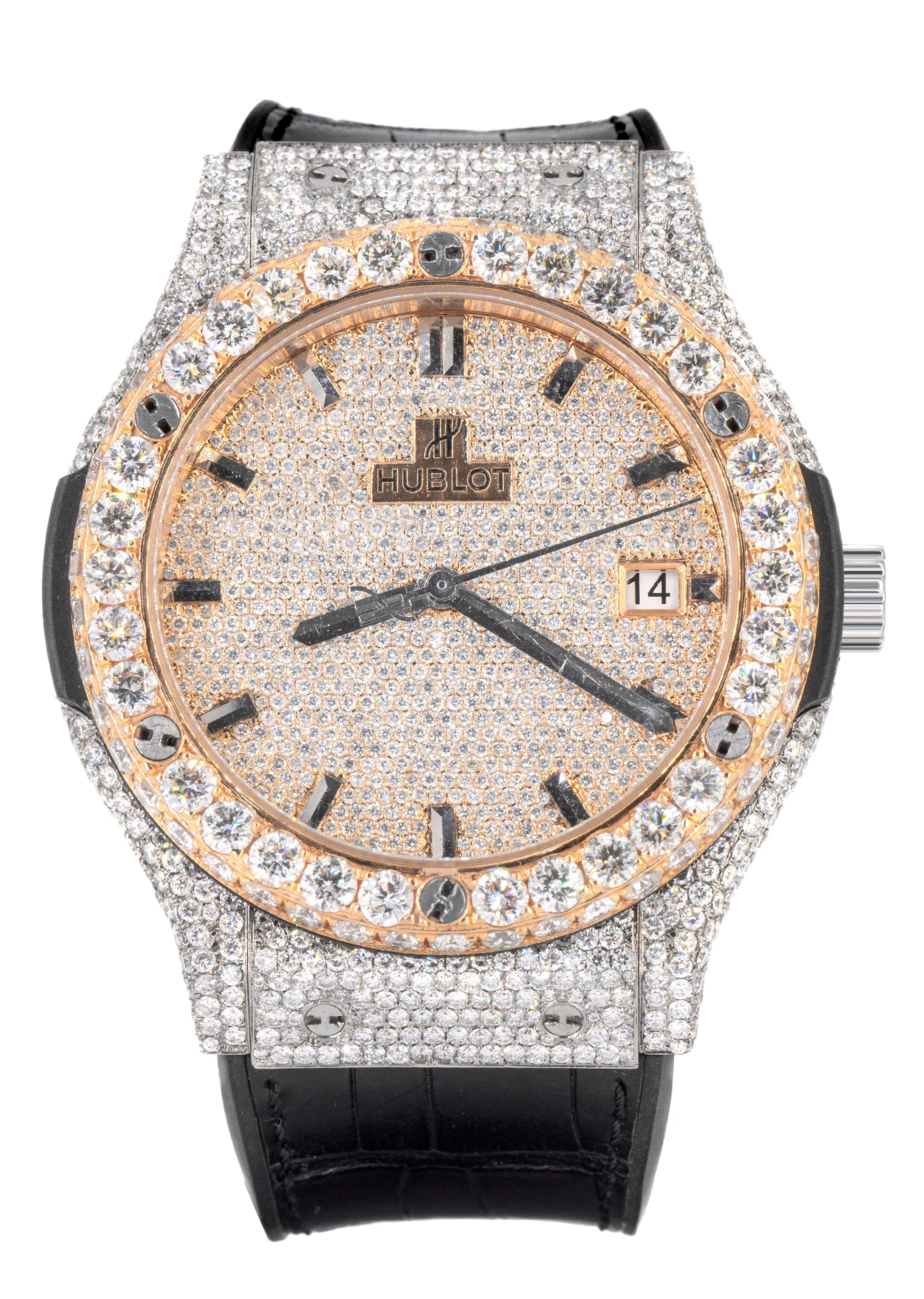Hublot Classic Fusion | Diamond Iced Out | 45 MM | 9 Carats - Image 5