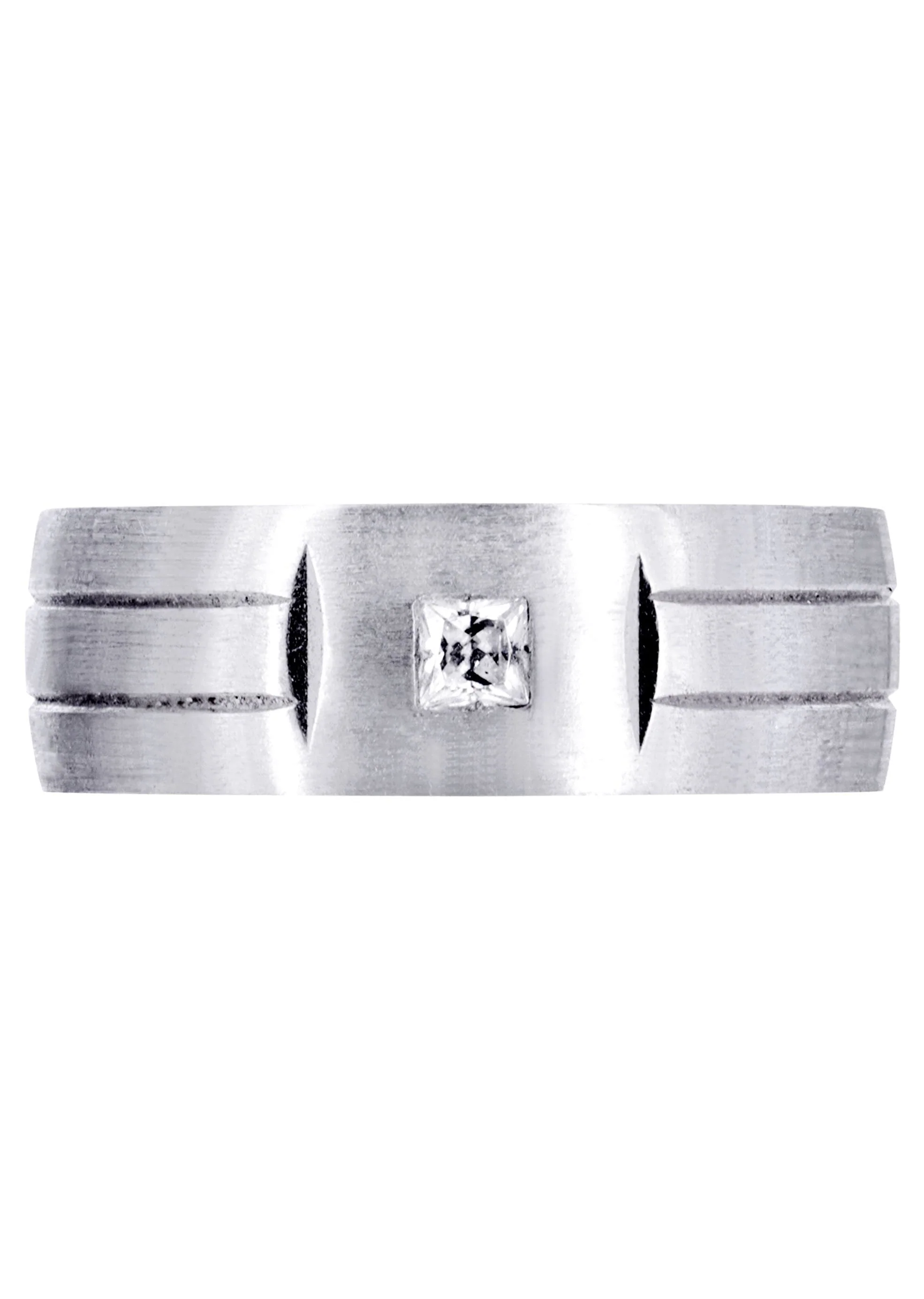 Diamond Mens Engagement Ring | 0.17 Carats | Satin Finish (Gerardo) - Image 2