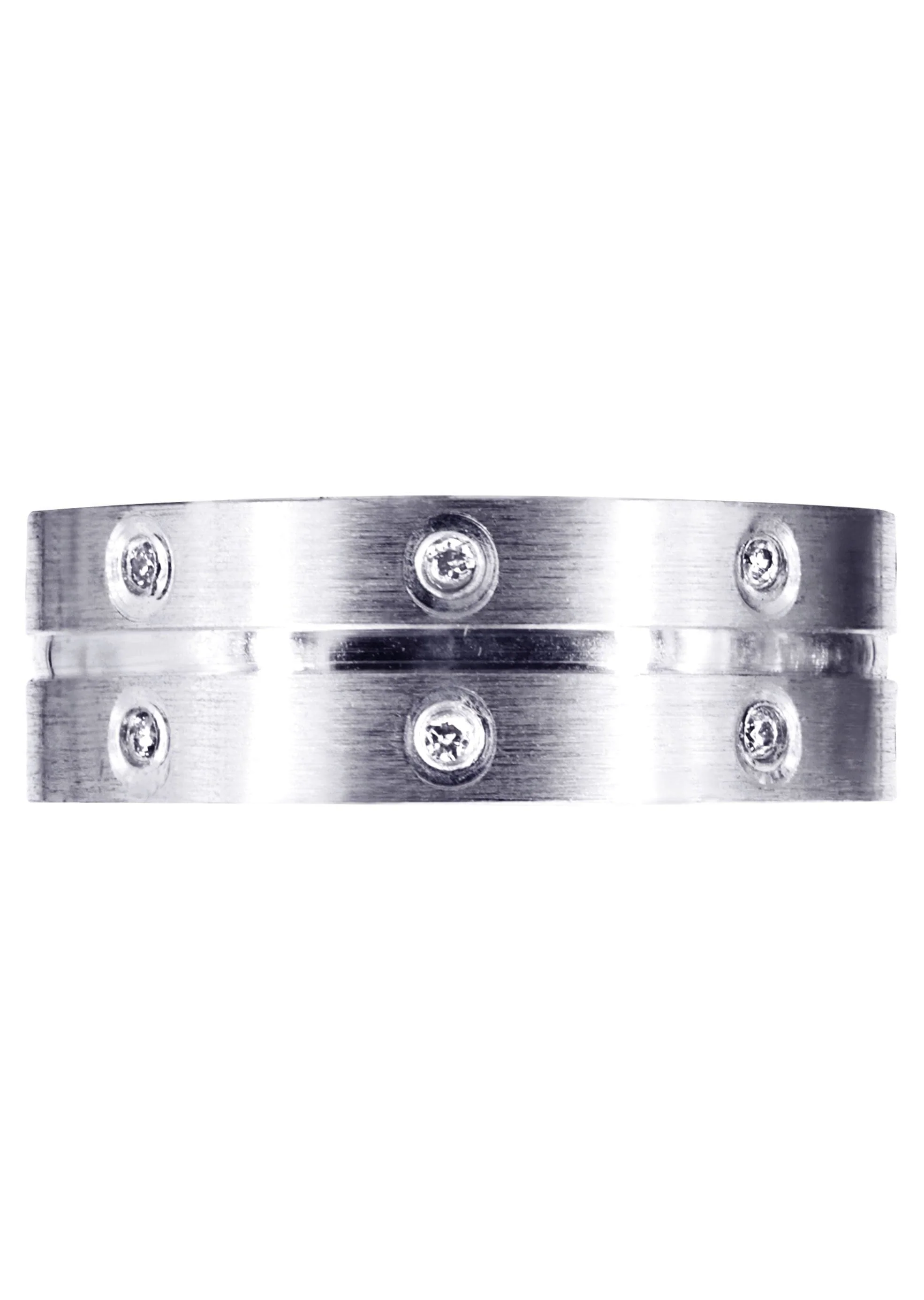 Diamond Mens Wedding Band | 0.24 Carats | High Polish Finish (Zaiden) - Image 2