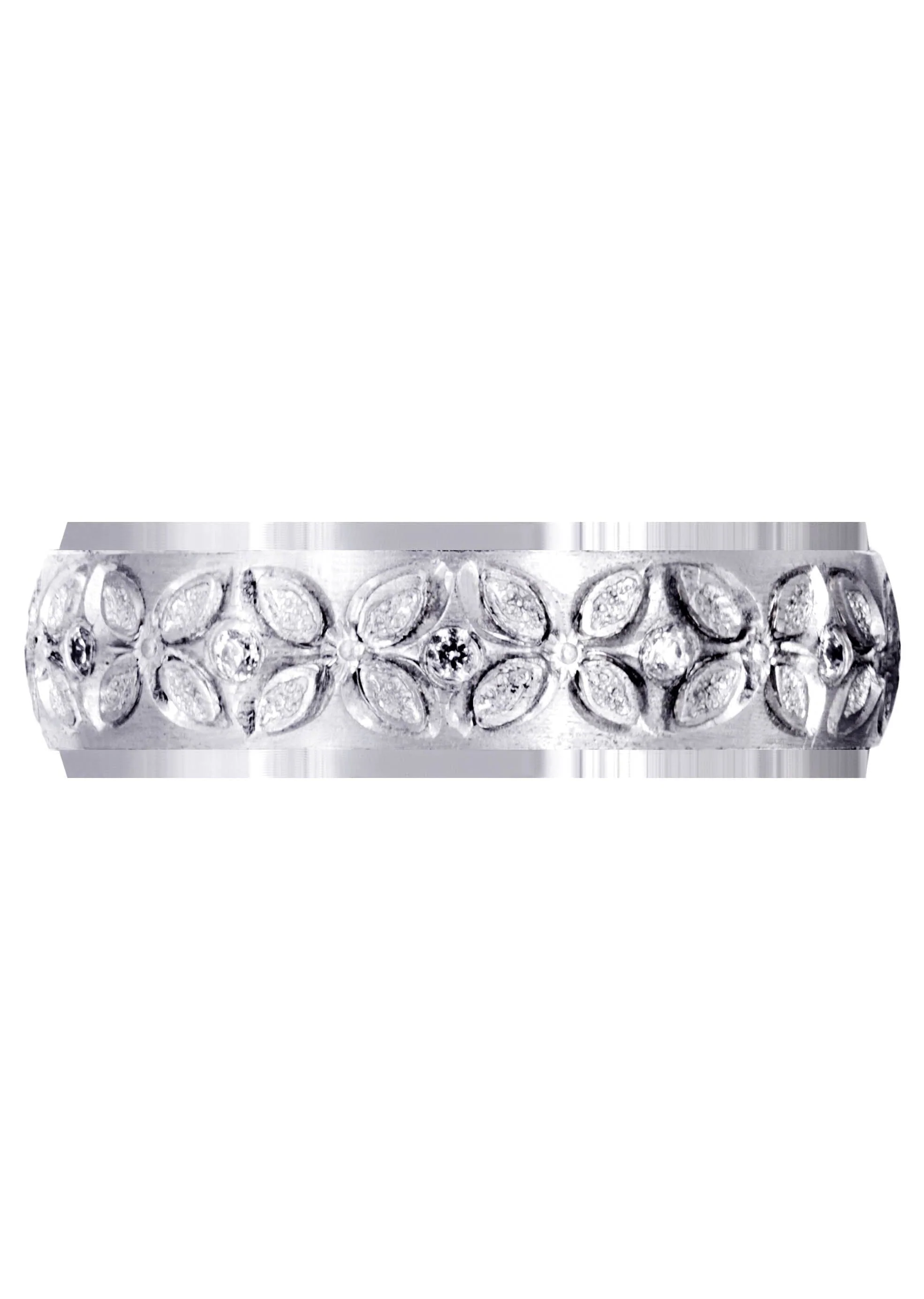 Diamond Mens Wedding Band | 0.24 Carats | Satin Finish (Arthur) - Image 2
