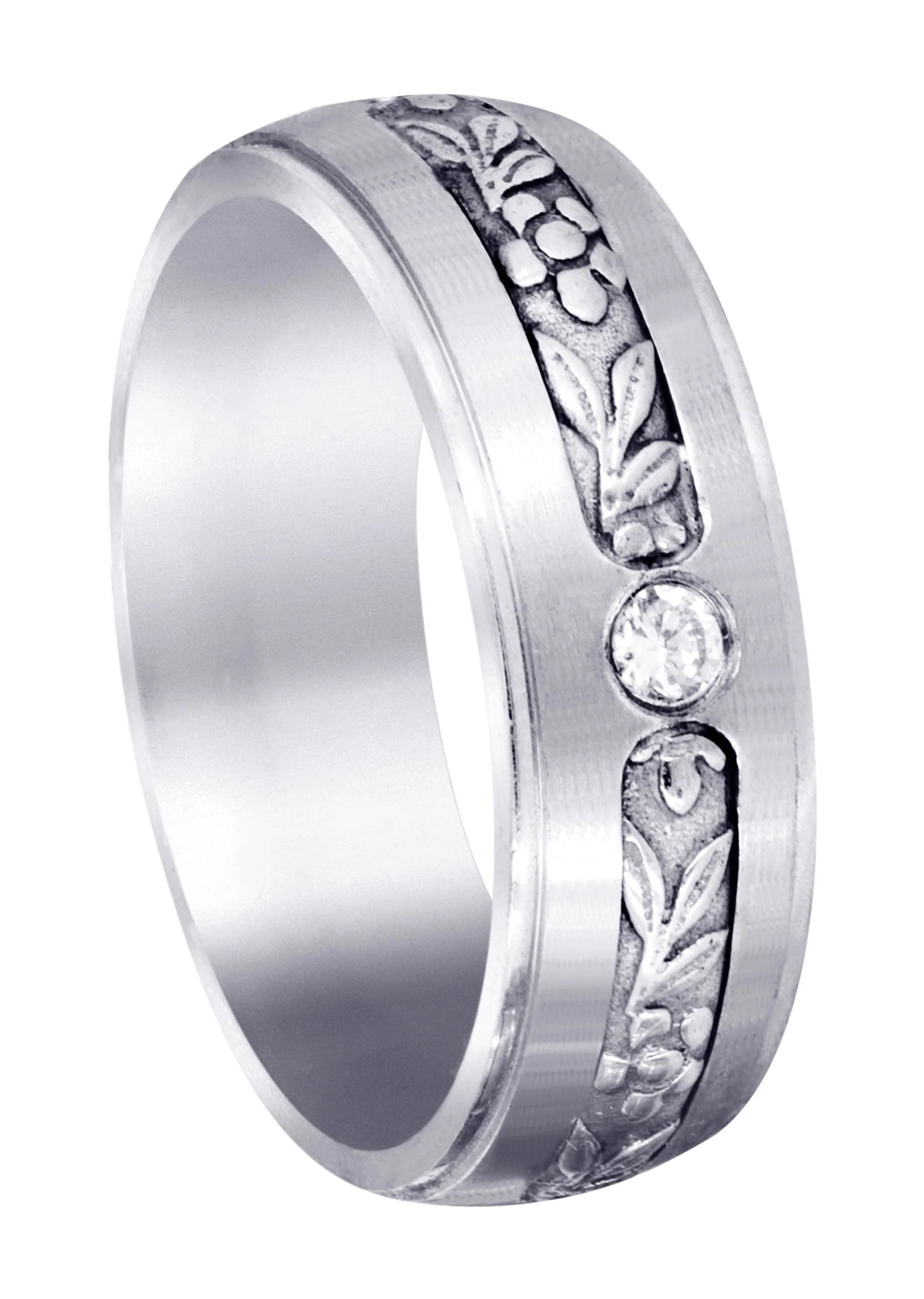 Diamond Mens Engagement Ring | 0.28 Carats | Satin Finish (Barrett)