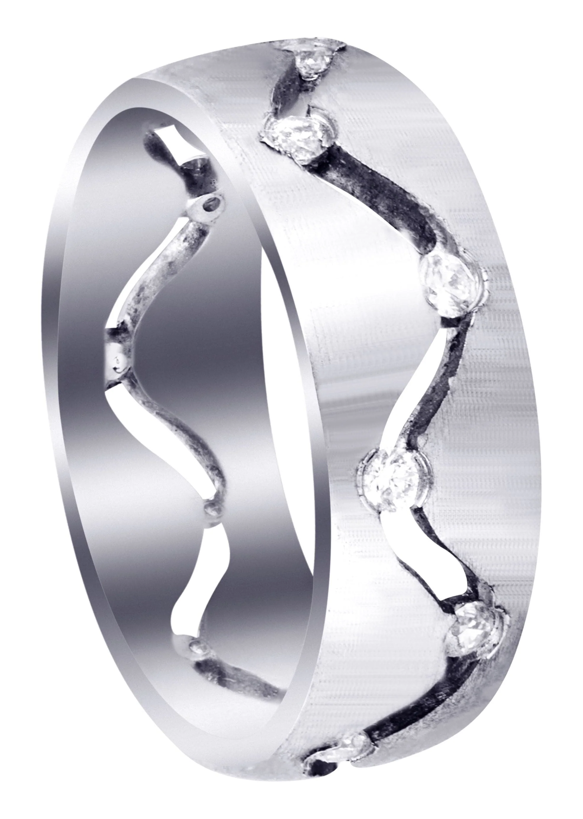 Diamond Mens Wedding Band | 0.36 Carats (Danny)