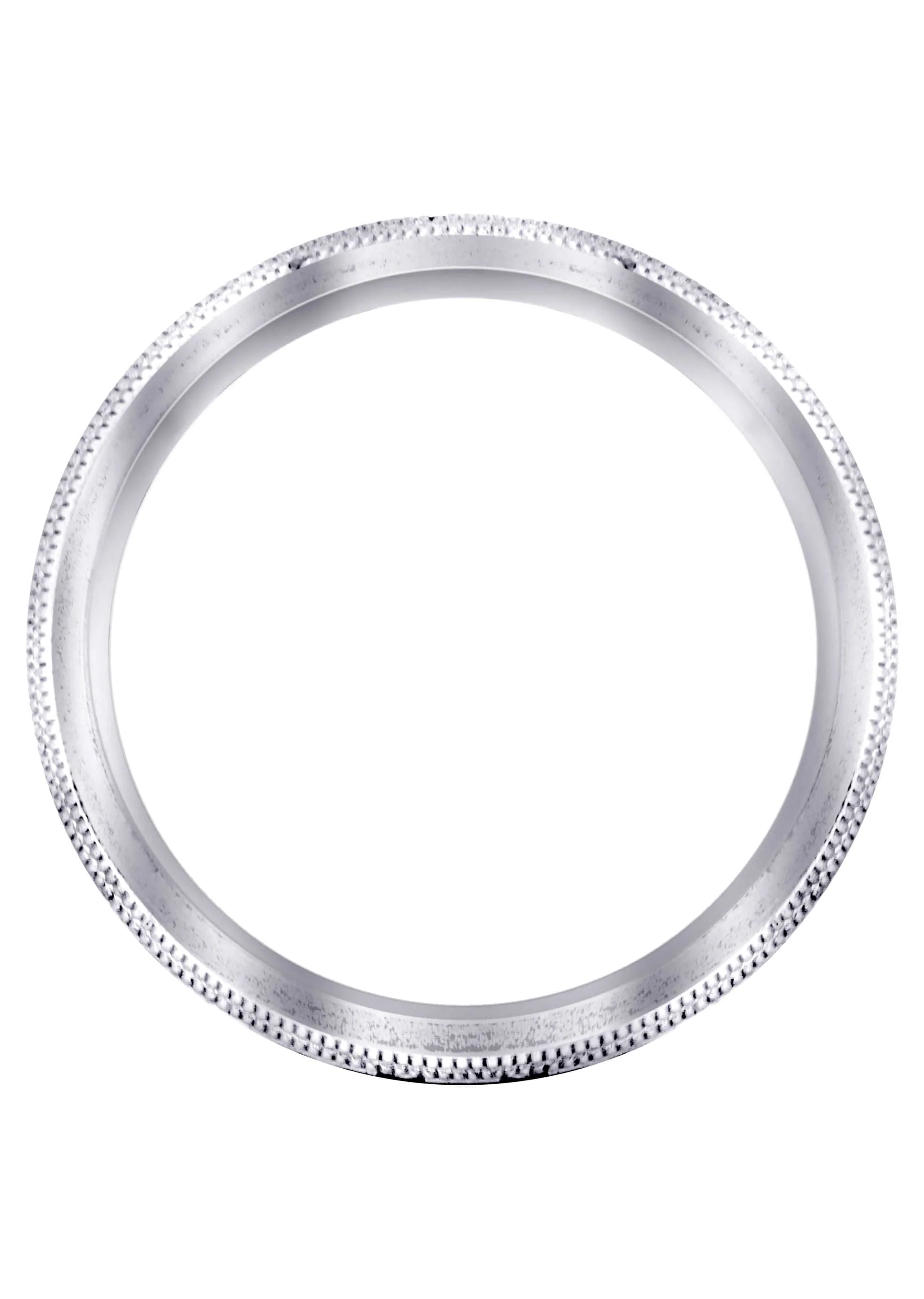 Diamond Mens Wedding Band | 0.45 Carats | Satin / High Polish Finish - Image 3