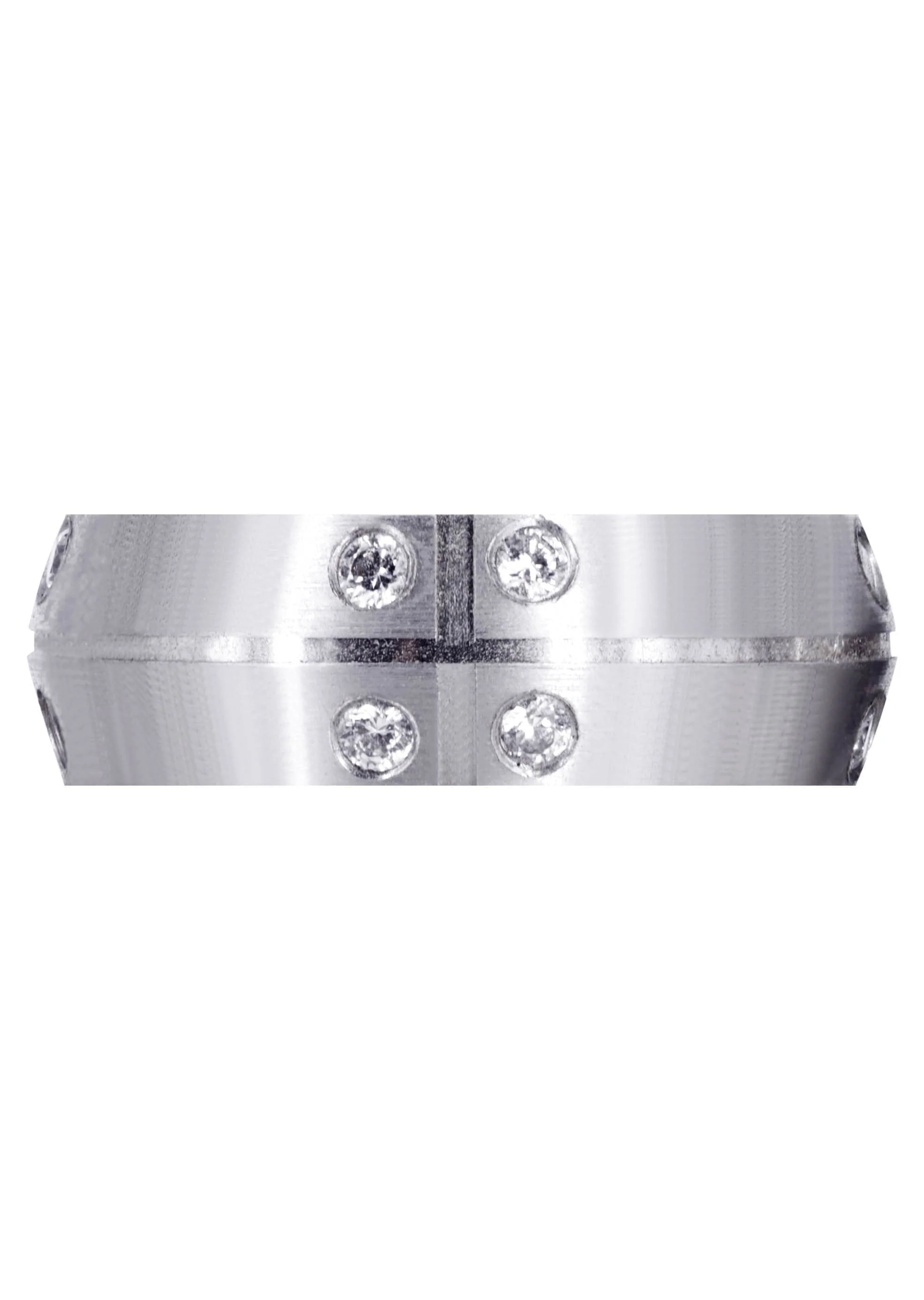 Diamond Mens Wedding Band | 0.48 Carats | Satin Finish (Joaquin) - Image 2