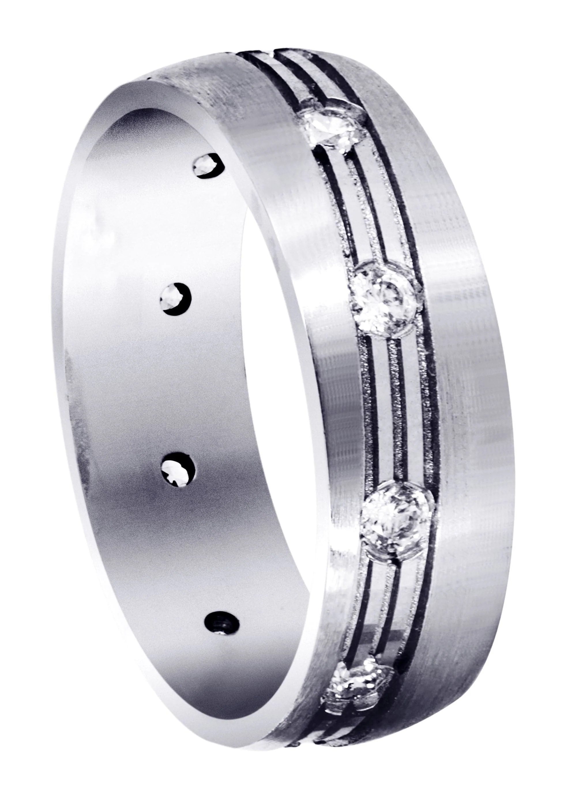 Diamond Mens Wedding Band | 0.5 Carats (Hendrix)
