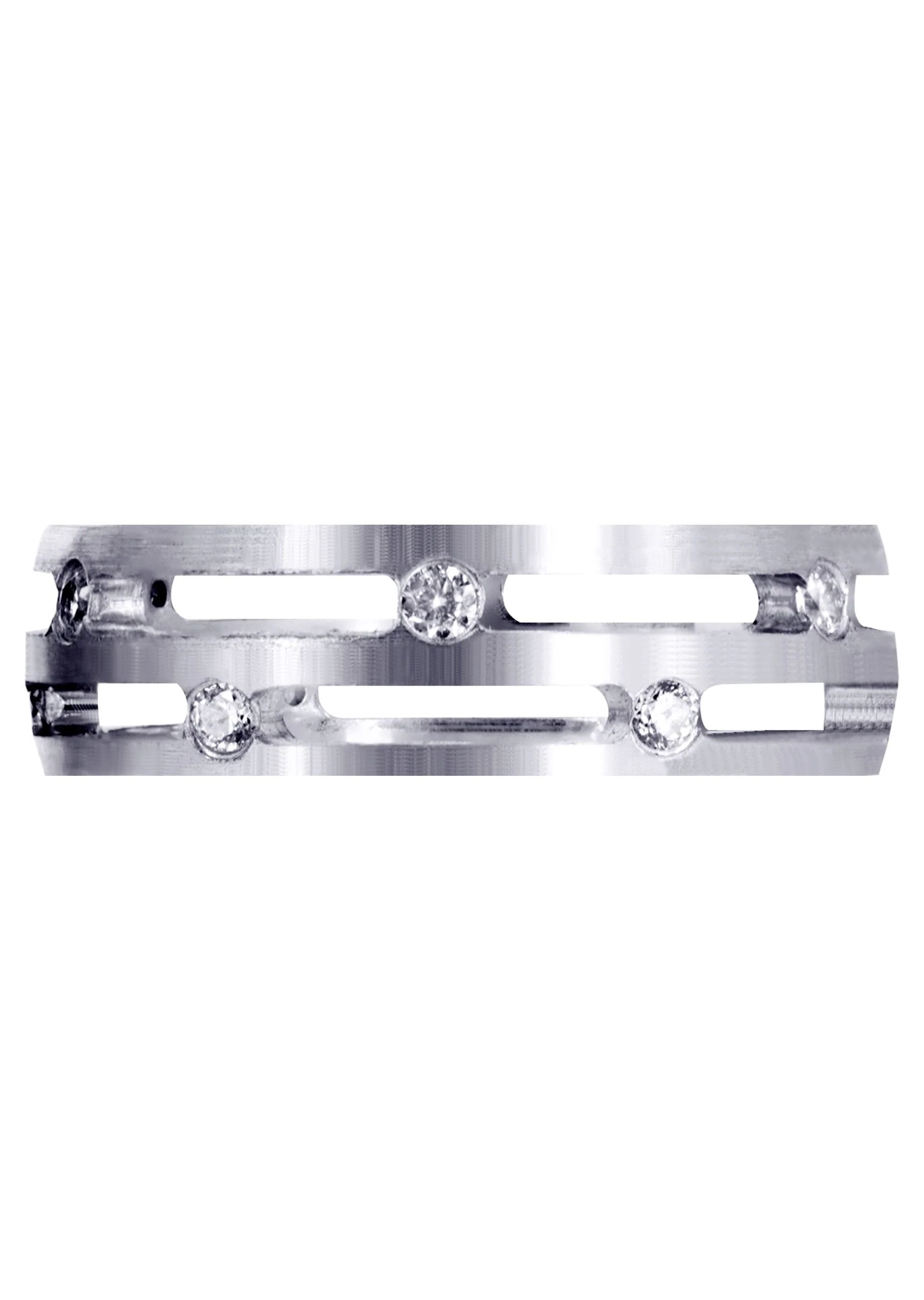 Diamond Mens Wedding Band | 0.6 Carats (Ibrahim) - Image 2