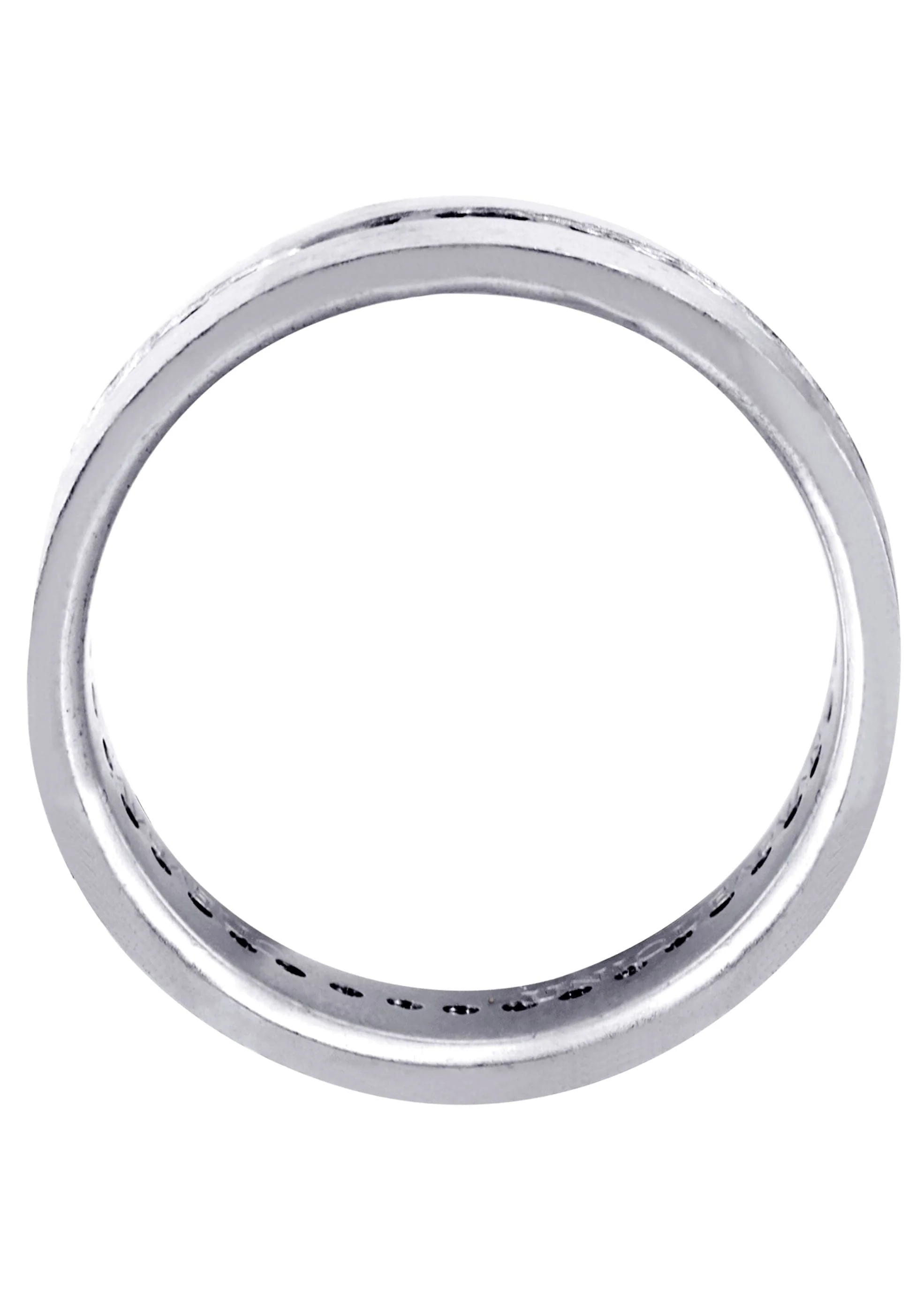 Diamond Mens Wedding Band | 0.8 Carats | Satin Finish (Pedro) - Image 3