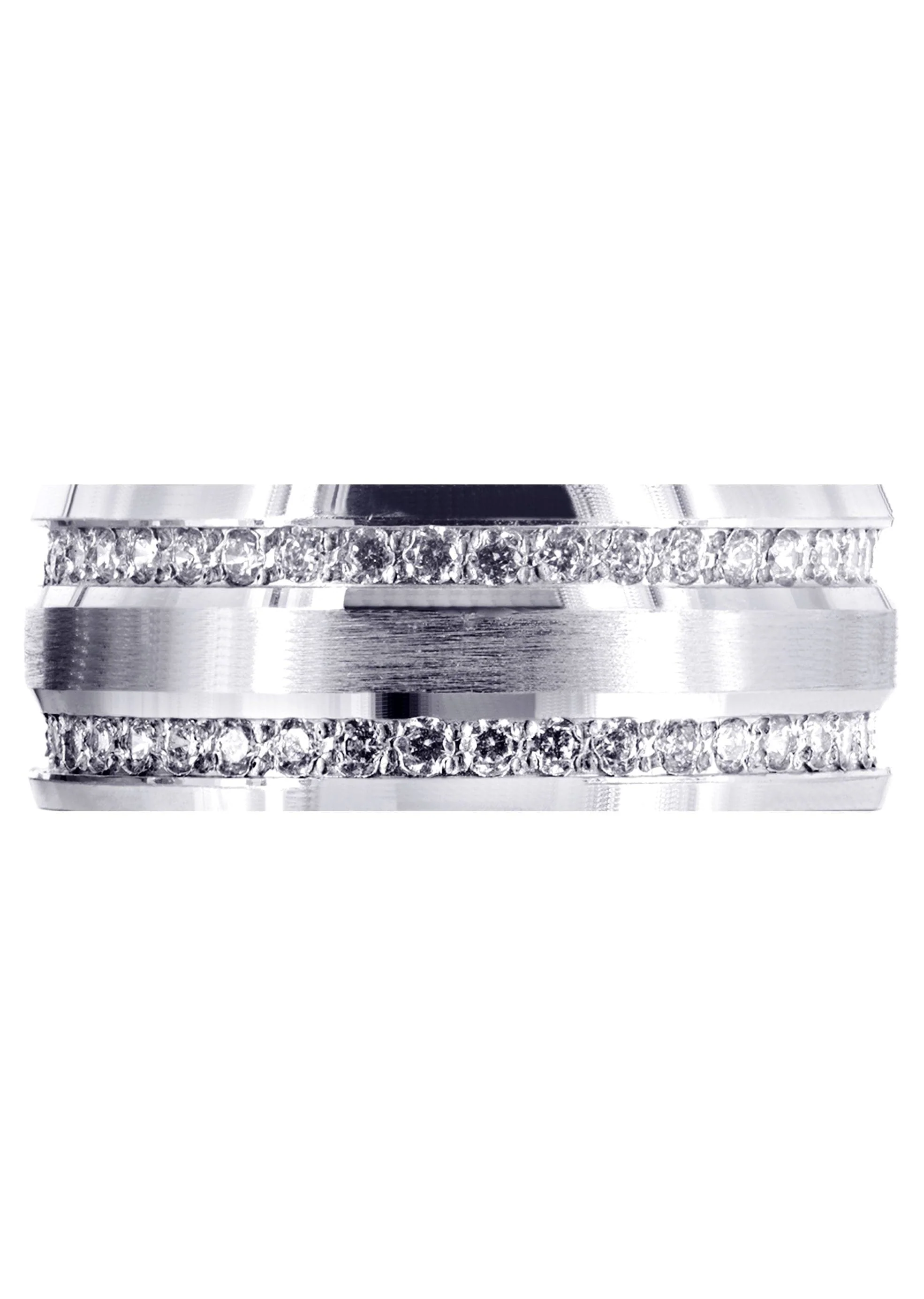 Diamond Mens Engagement Ring | 1.2 Carats | High Polish Finish (Cade) - Image 2