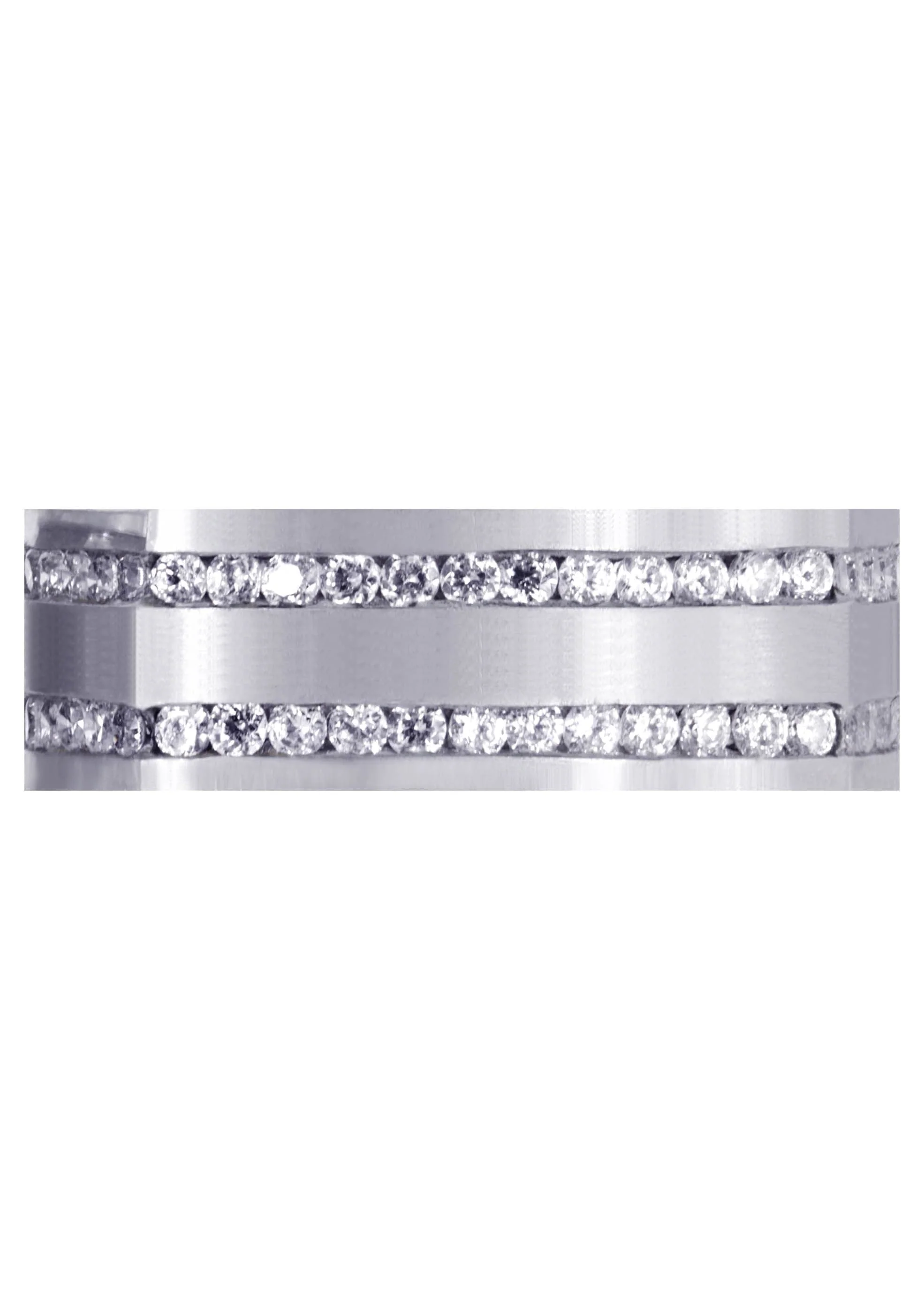 Diamond Mens Wedding Band | 1.44 Carats | Satin Finish (Cruz) - Image 2
