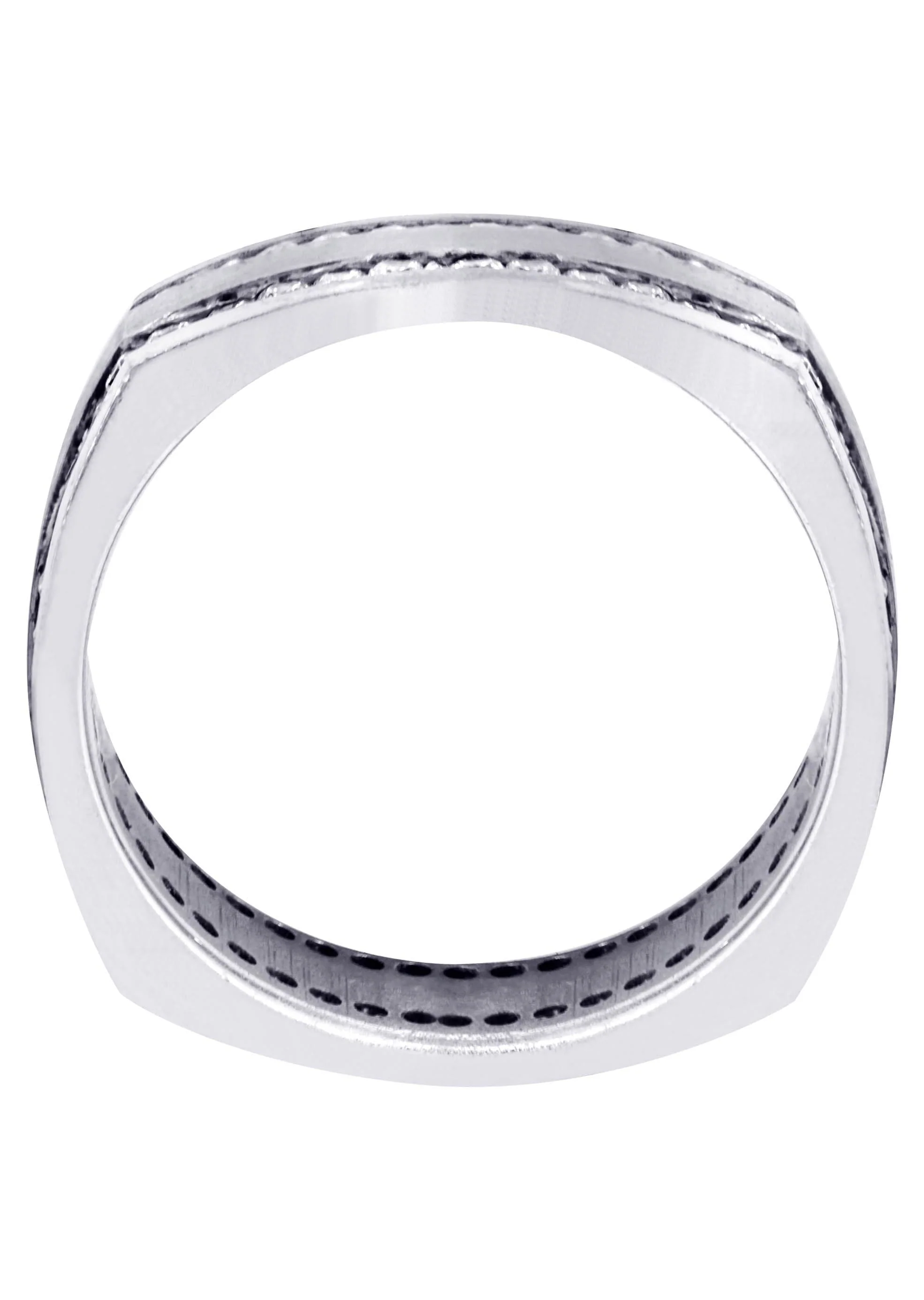 Diamond Mens Wedding Band | 1.44 Carats | Satin Finish (Cruz) - Image 3