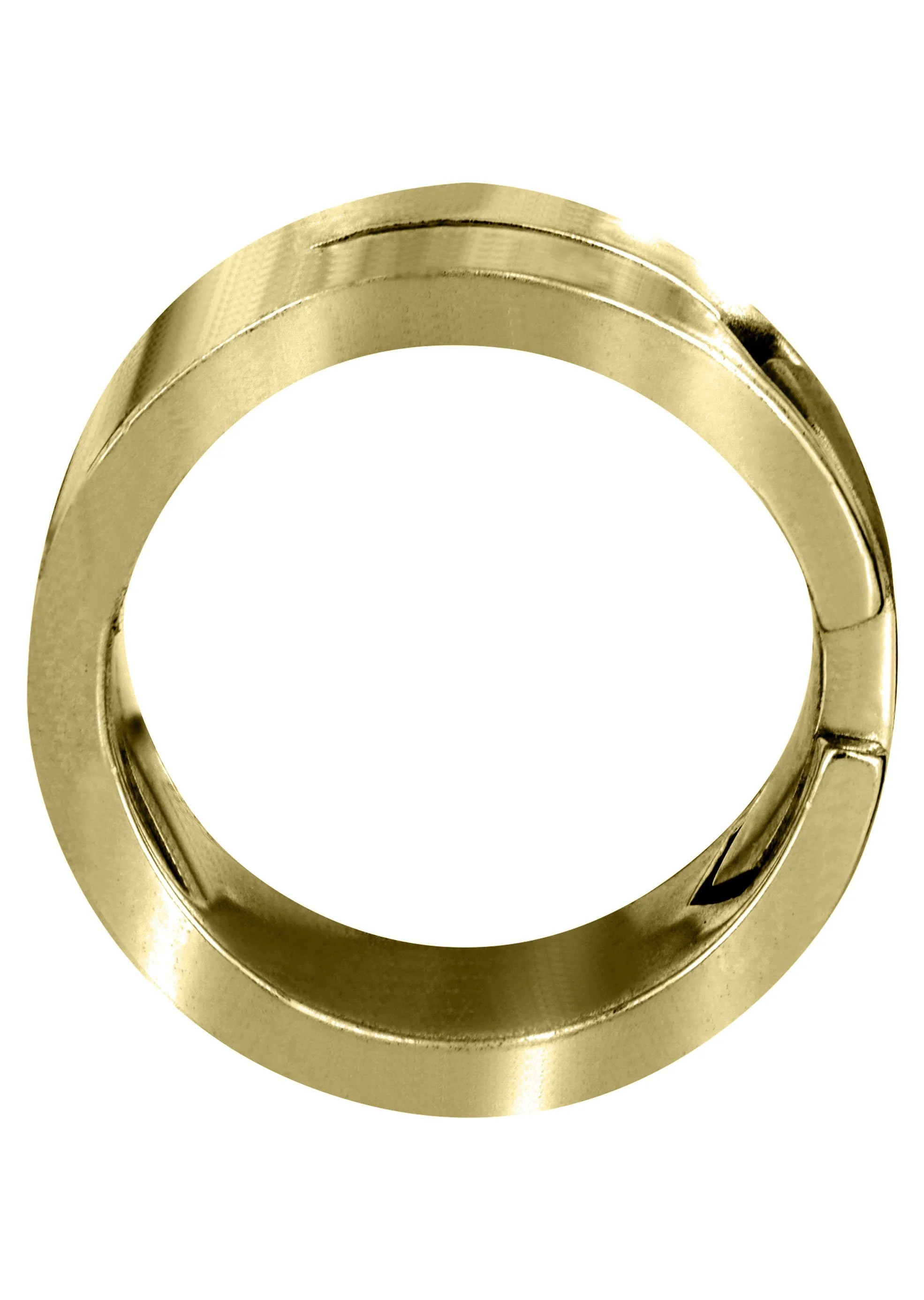 Yellow Gold Diamond Mens Wedding Band | 0.07 Carats | Satin Finish (Porter) - Image 3