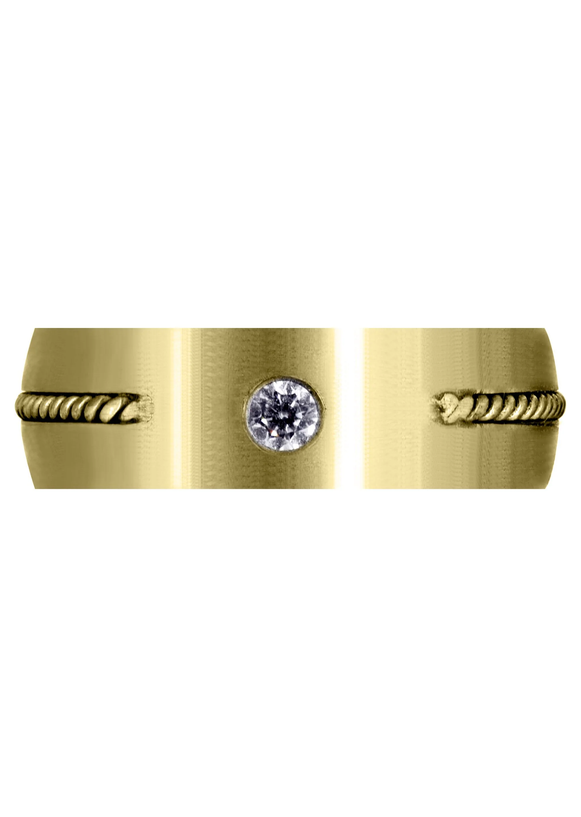 Yellow Gold Diamond Mens Engagement Ring | 0.15 Carats | Satin Finish (Cohen) - Image 2