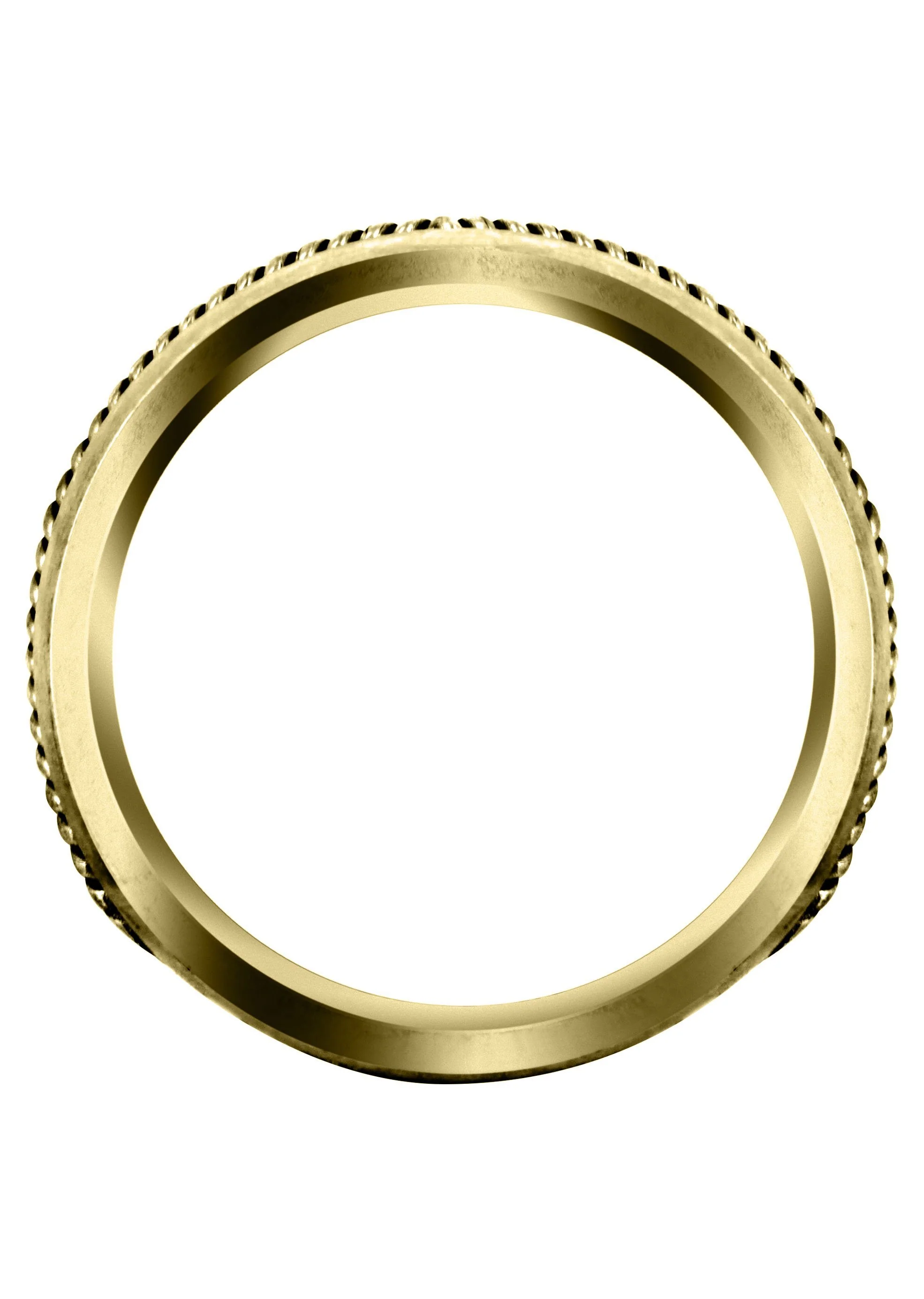 Yellow Gold Diamond Mens Engagement Ring | 0.15 Carats | Satin Finish (Cohen) - Image 3