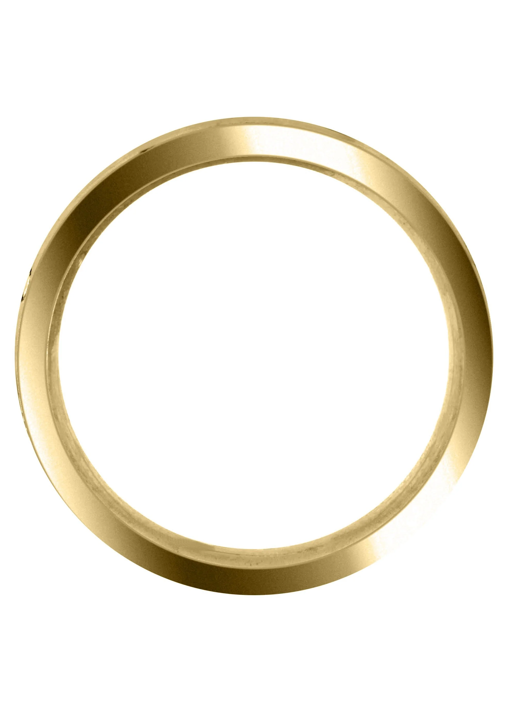 Yellow Gold Diamond Mens Wedding Band | 0.18 Carats | High Polish Finish (Nehemiah) - Image 3