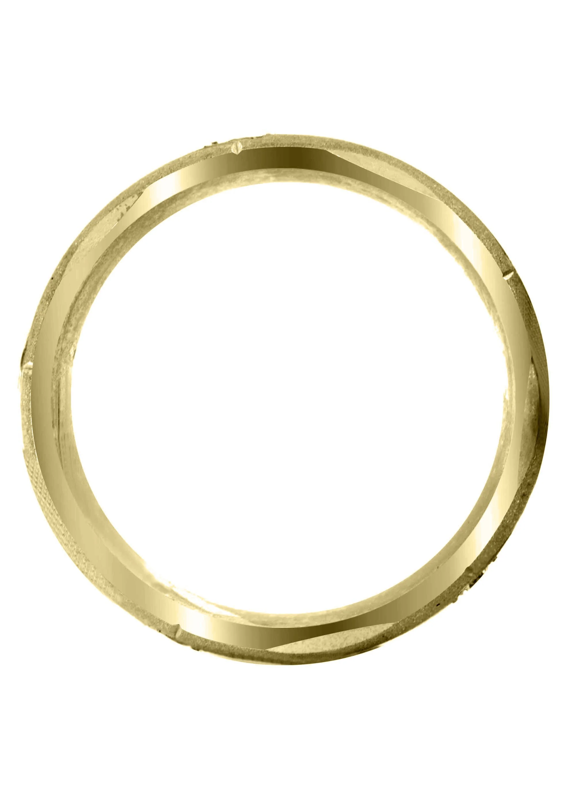 Yellow Gold Diamond Mens Wedding Band | 0.3 Carats | Wire Matt Finish (Brendan) - Image 3