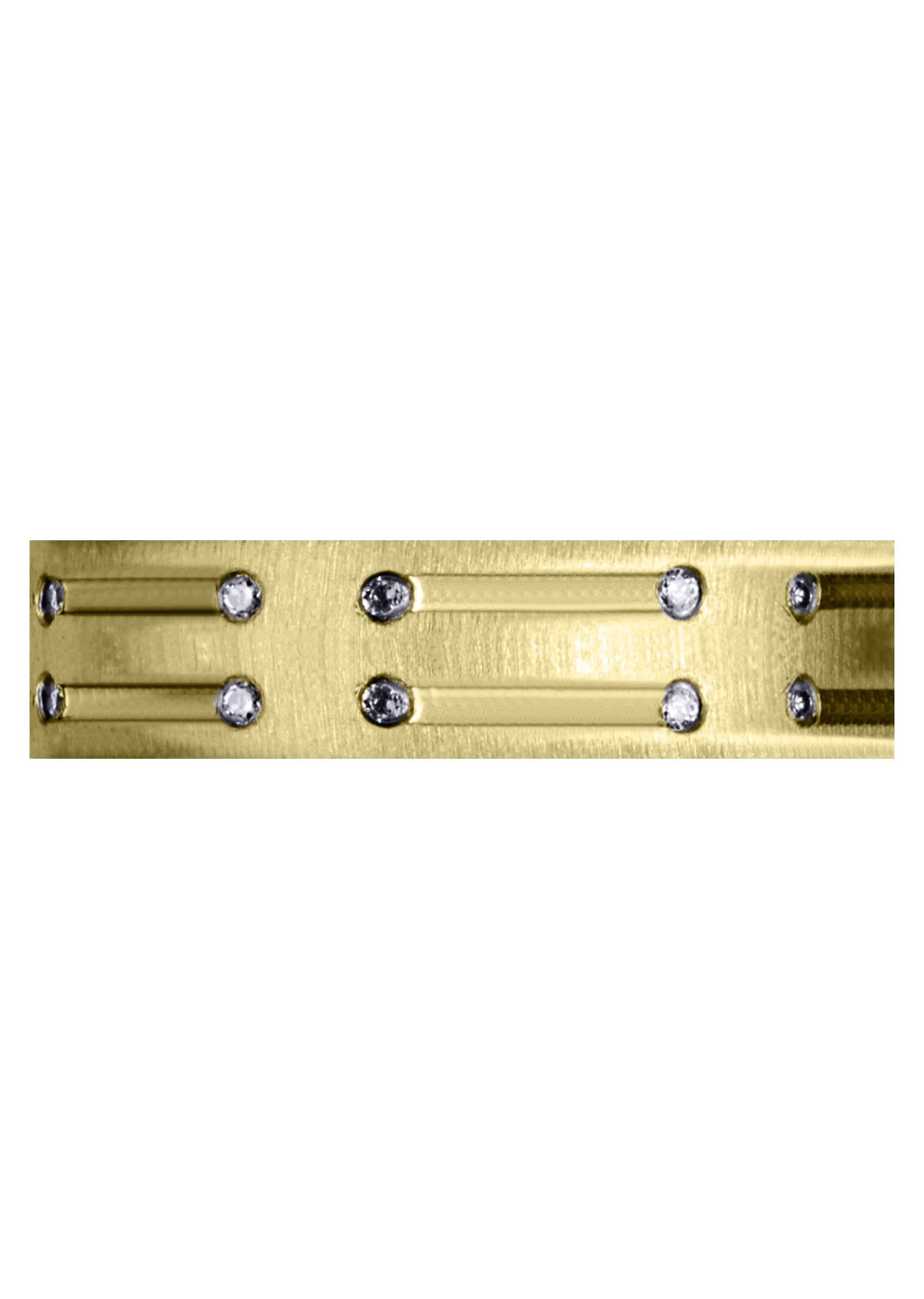 Yellow Gold Diamond Mens Engagement Ring | 0.36 Carats | Cross Satin Finish (Kolton) - Image 2