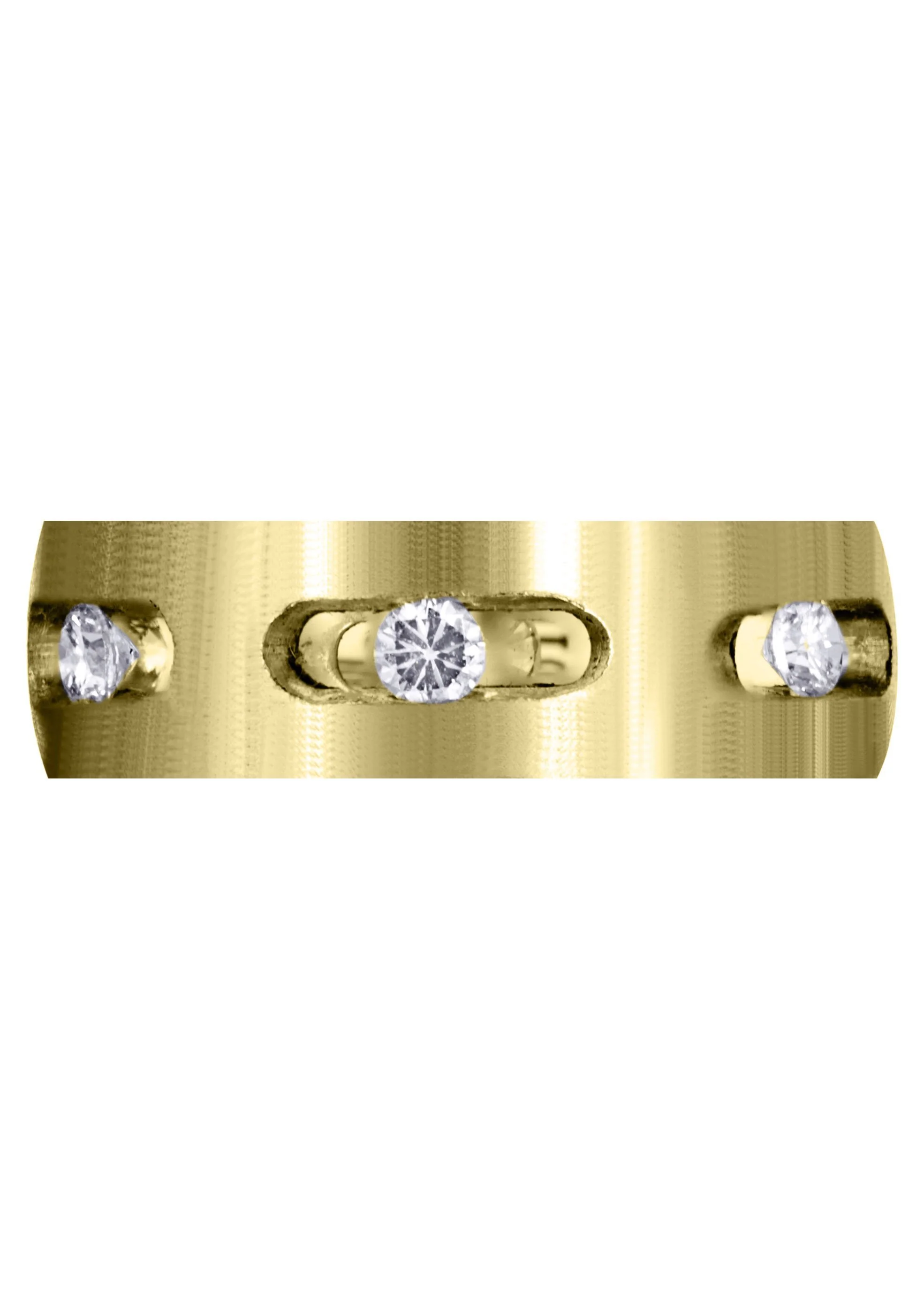 Yellow Gold Diamond Mens Engagement Ring | 0.6 Carats | Satin Finish (Dakota) - Image 2