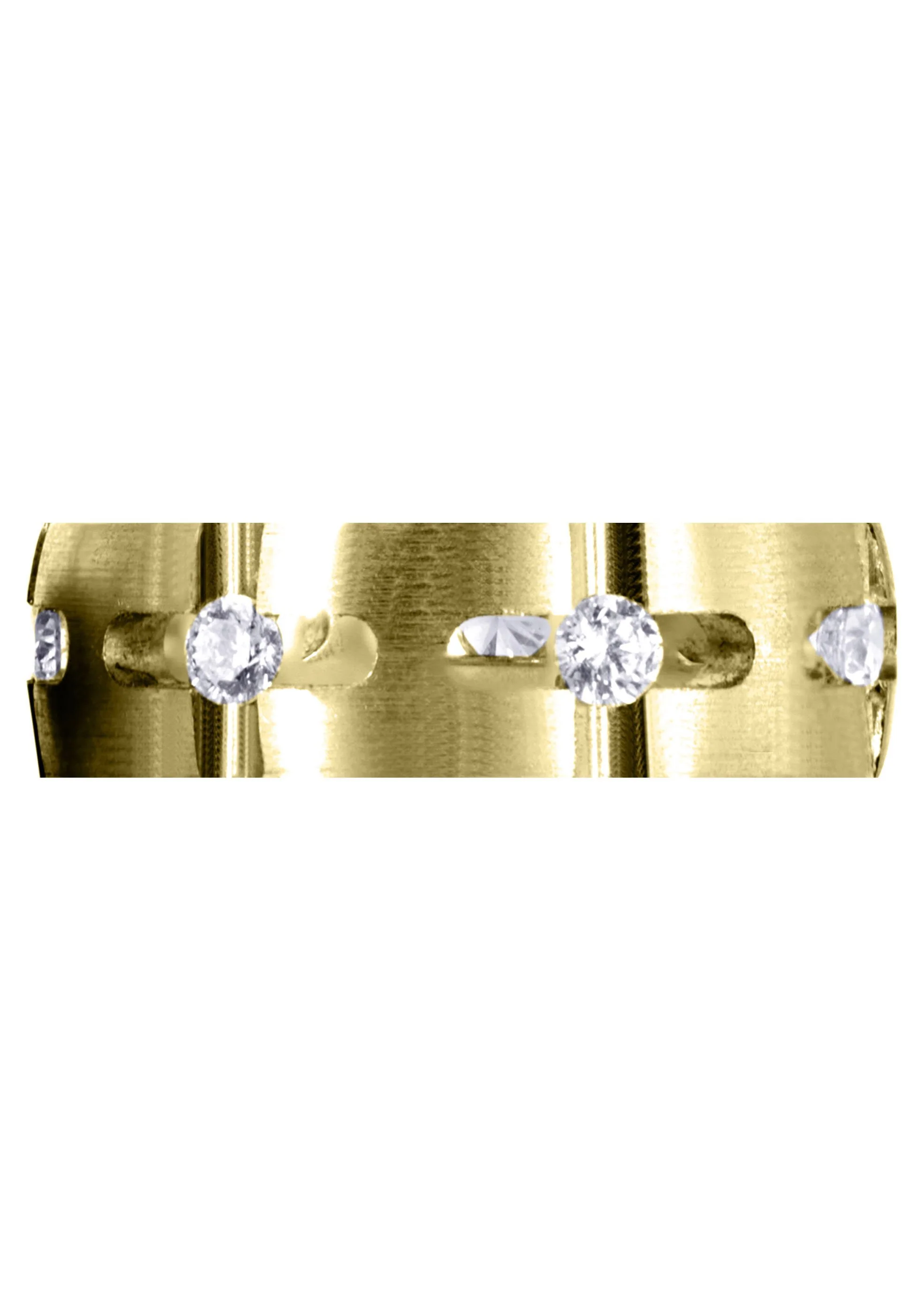 Yellow Gold Diamond Mens Wedding Band | 0.7 Carats | Satin Finish (Phoenix) - Image 2