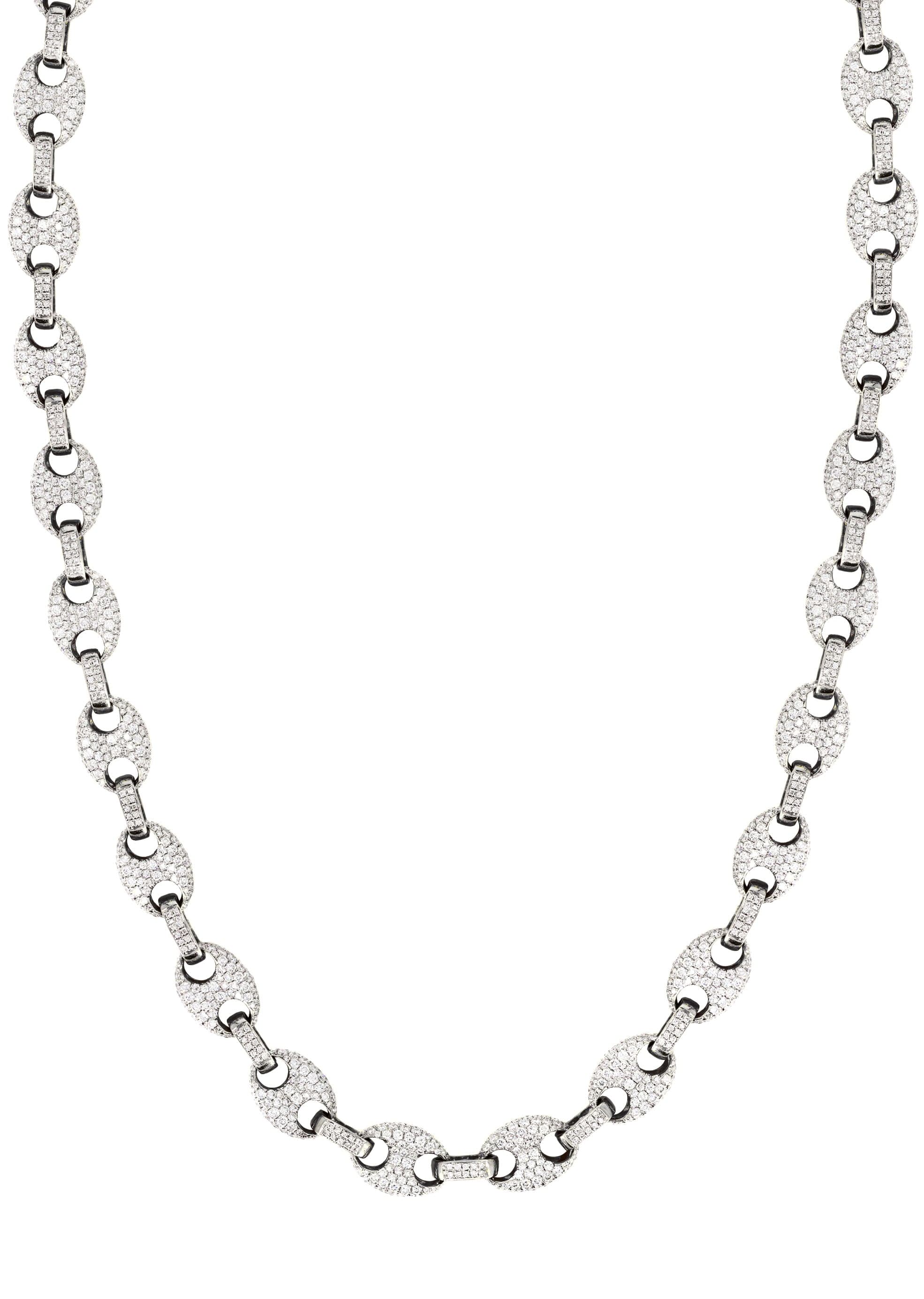 Diamond White Puff Gucci Chain - Image 4