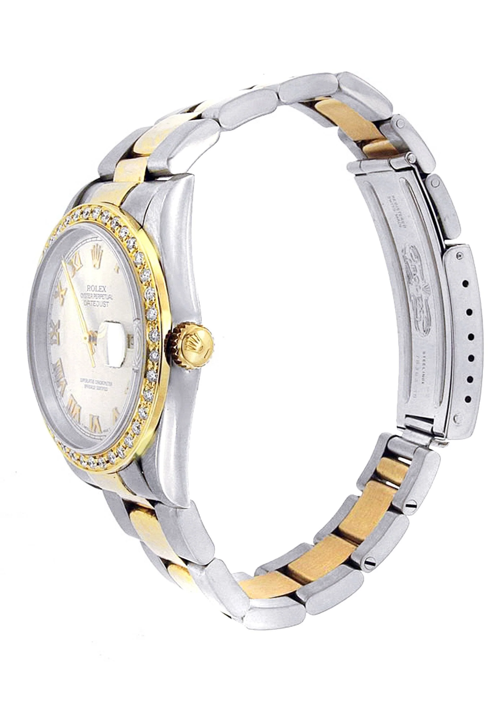 Diamond Rolex Datejust | 18K Yellow Gold | 36 Mm - Image 3