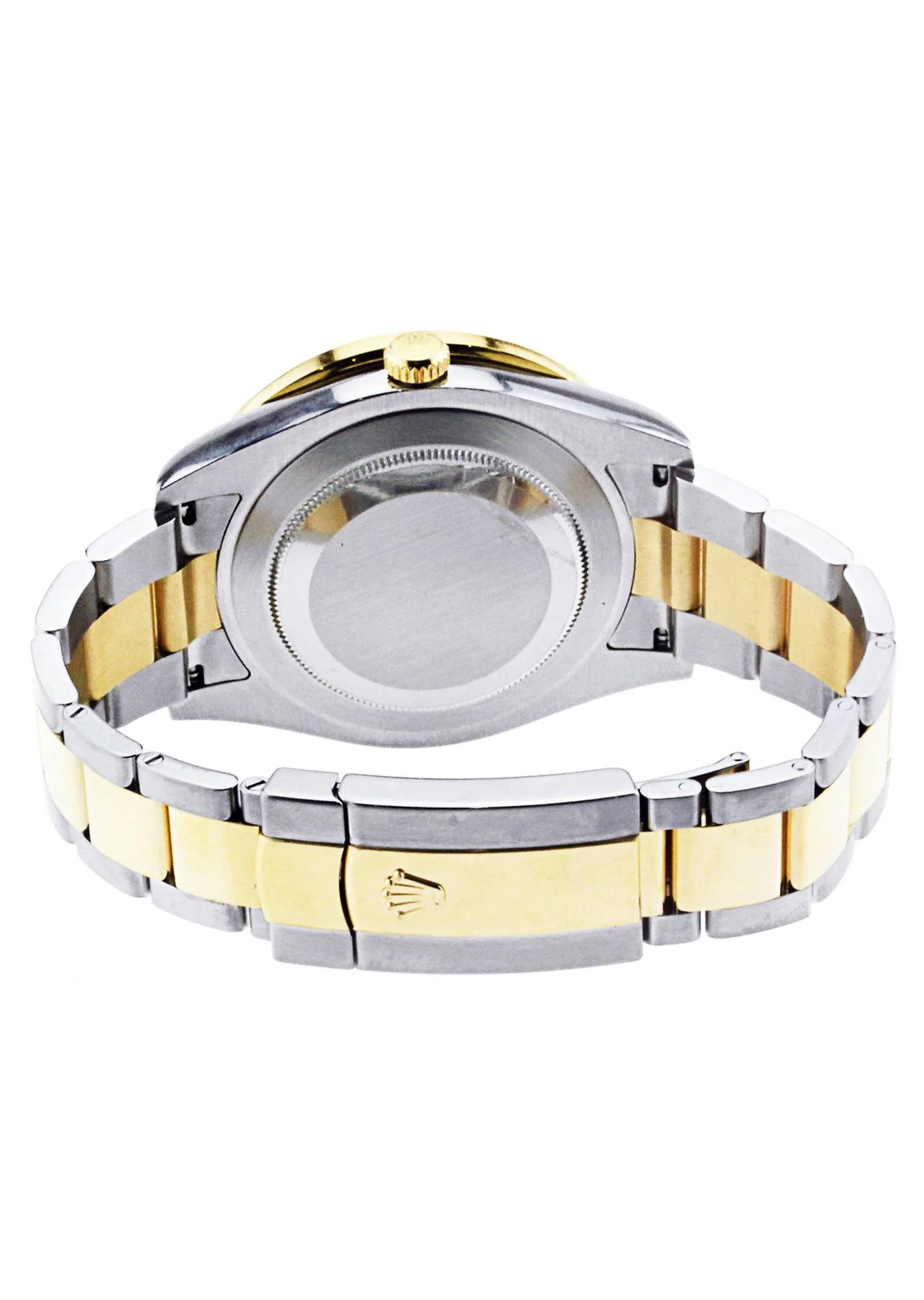 Diamond Rolex Datejust 2 | 18K Yellow Gold & Stainless Steel | Green Slate Dial  41 MM - Image 4