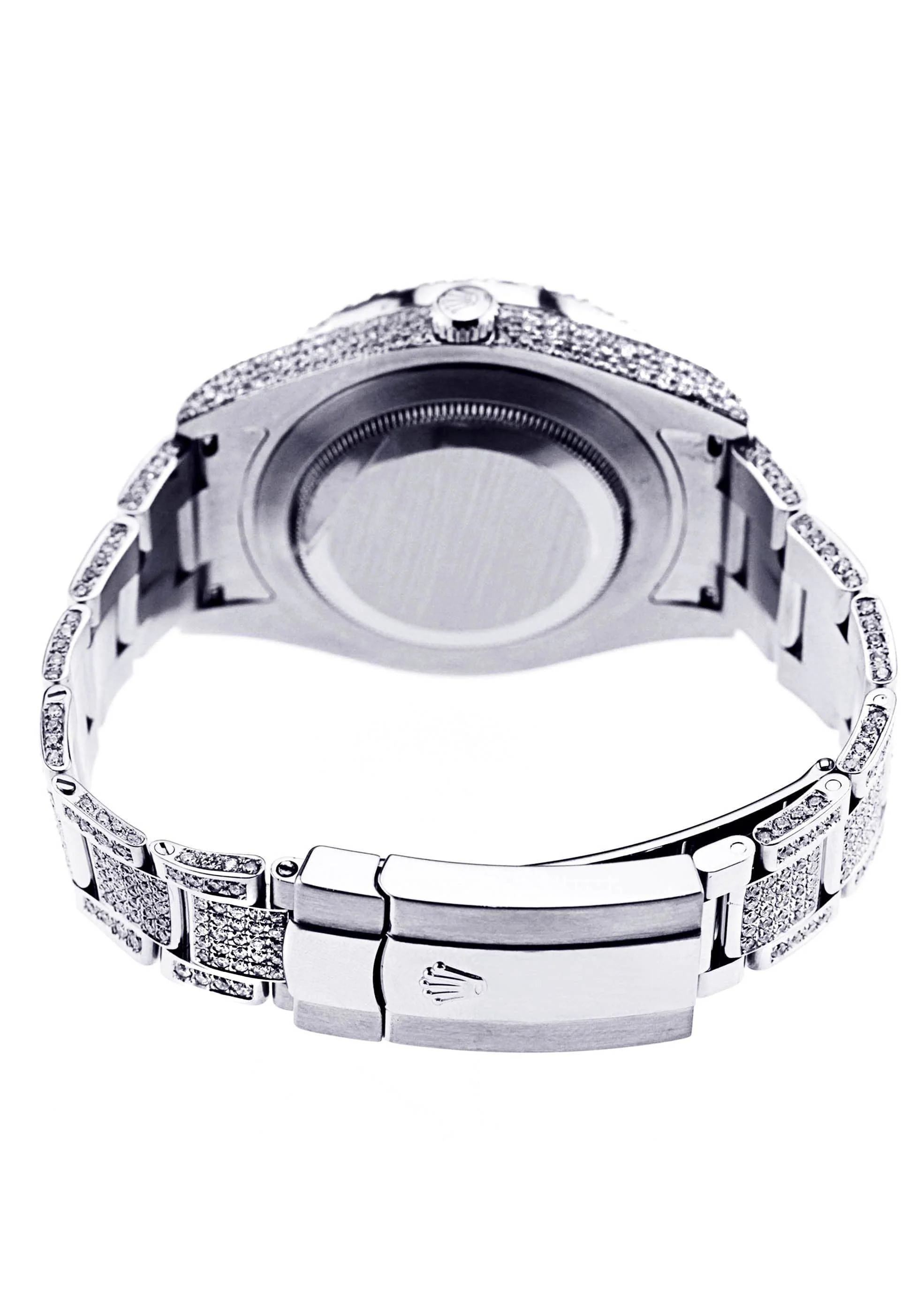 Diamond Rolex Datejust 2 | Stainless Steel | Custom Blue Roman Numeral Dial | 41 MM | 16.55 Carats - Image 3