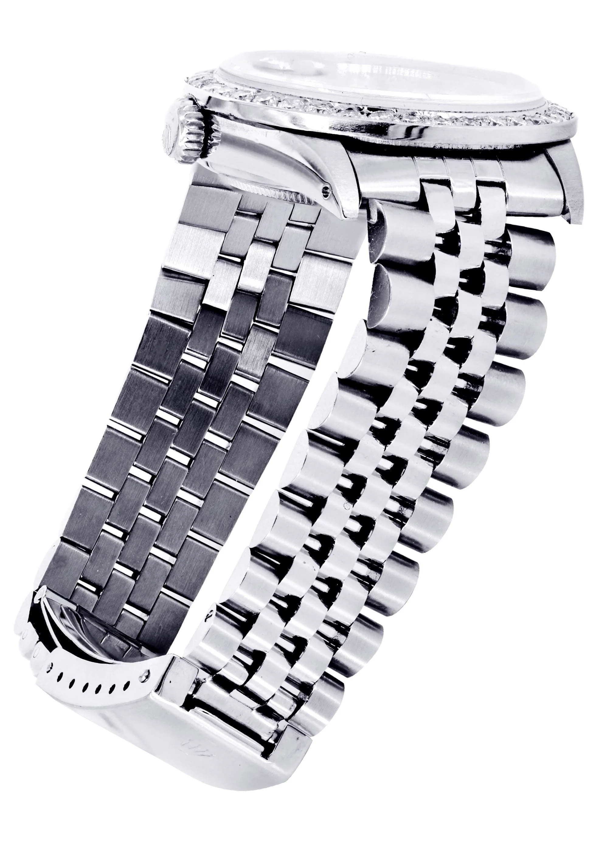 Diamond Rolex Datejust 36 MM | 2.75 Carat | Custom Diamond Dial | Jubiliee Band - Image 4