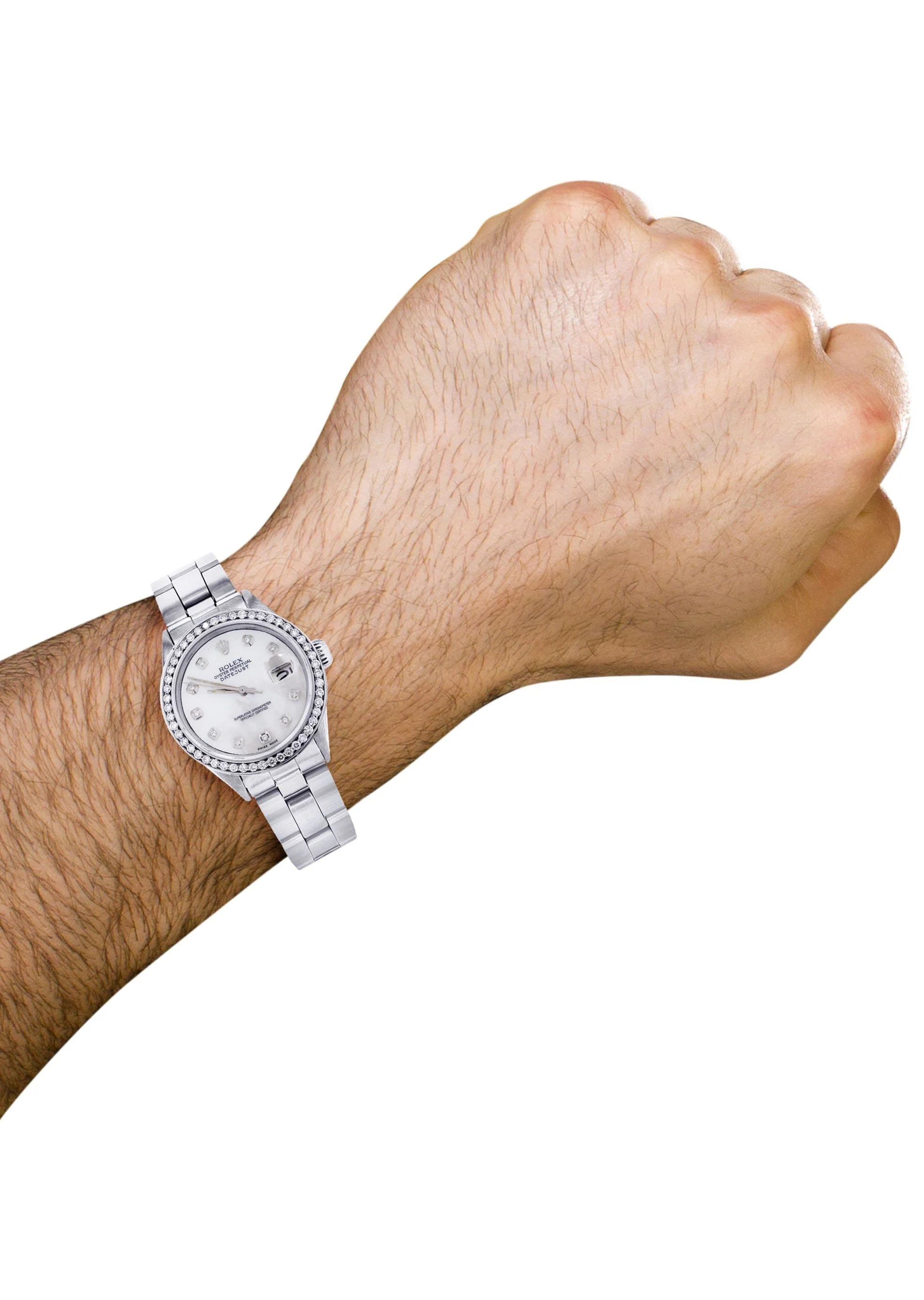 Diamond Rolex Datejust 36 MM | 2 Carat | Diamond Mother of Pear Dial - Image 6
