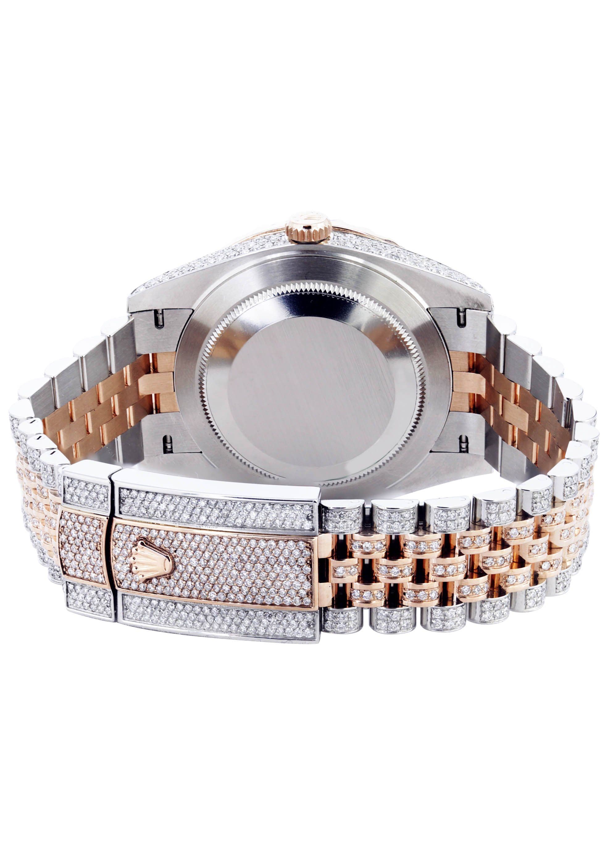 Diamond Rolex Datejust 41 Two Tone Rose Gold And Steel | 25 Carats - Image 4