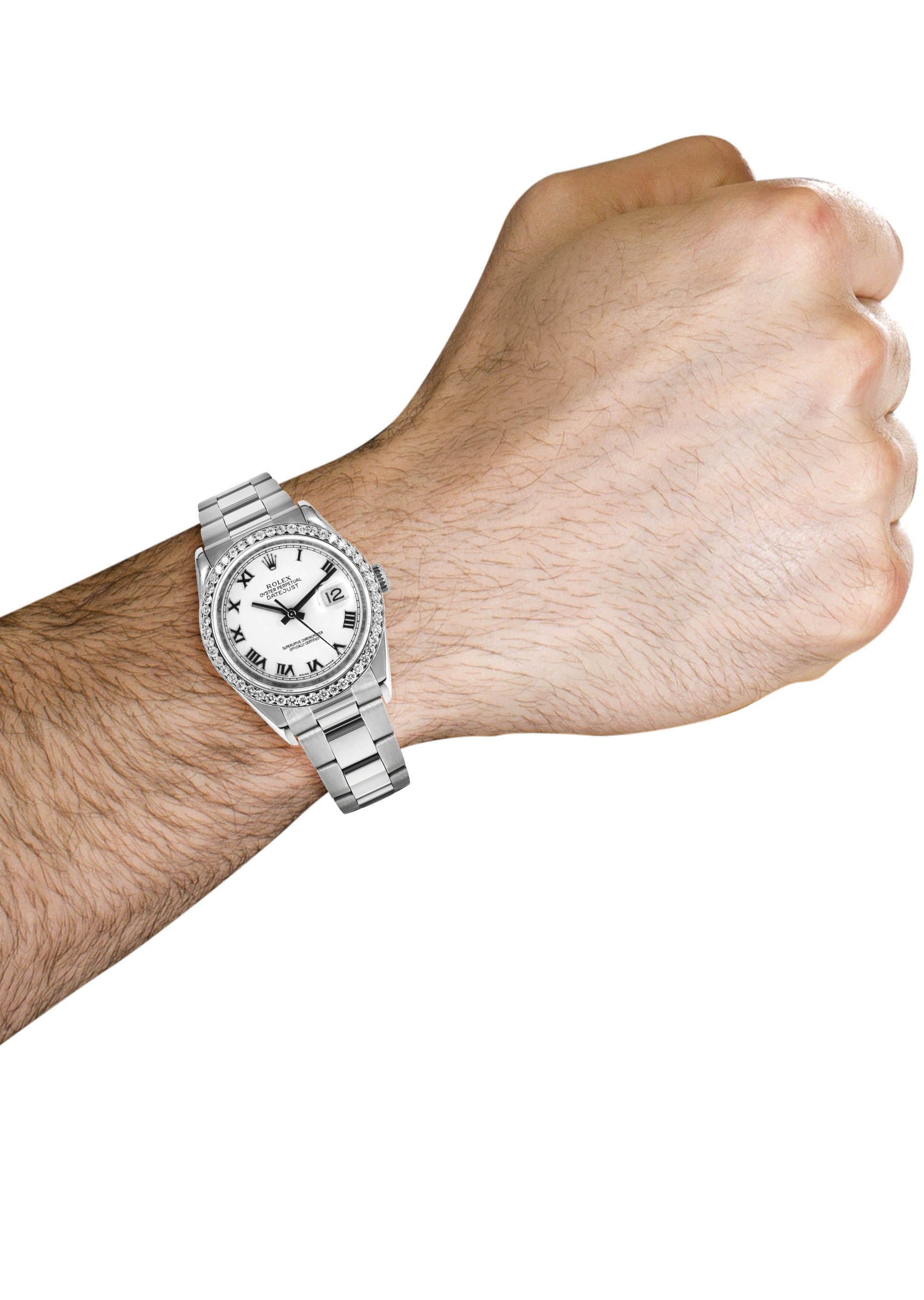 Diamond Rolex Datejust | Stainless Steel | 36 Mm - Image 5