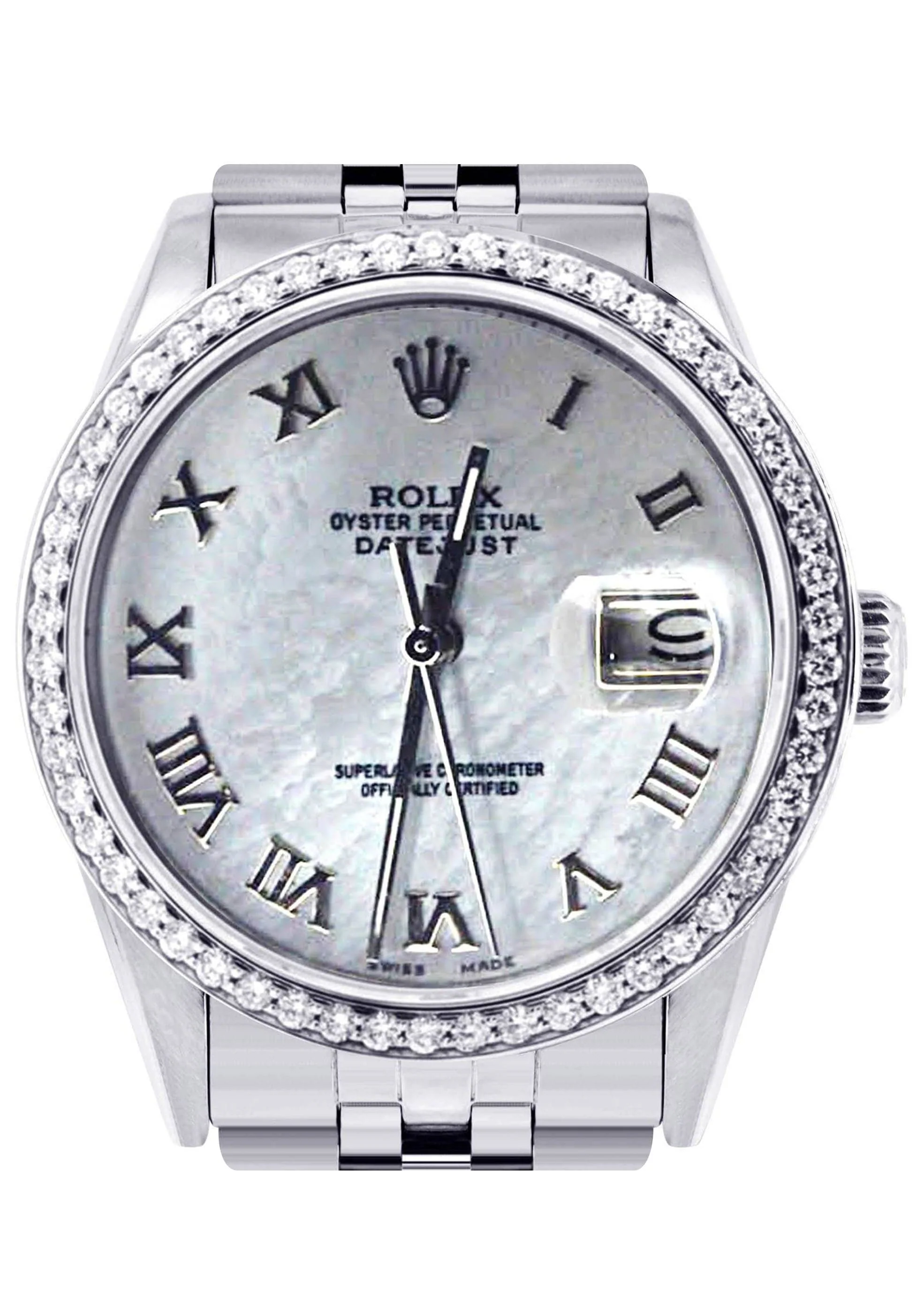 Diamond Rolex Datejust | Stainless Steel | 36 Mm