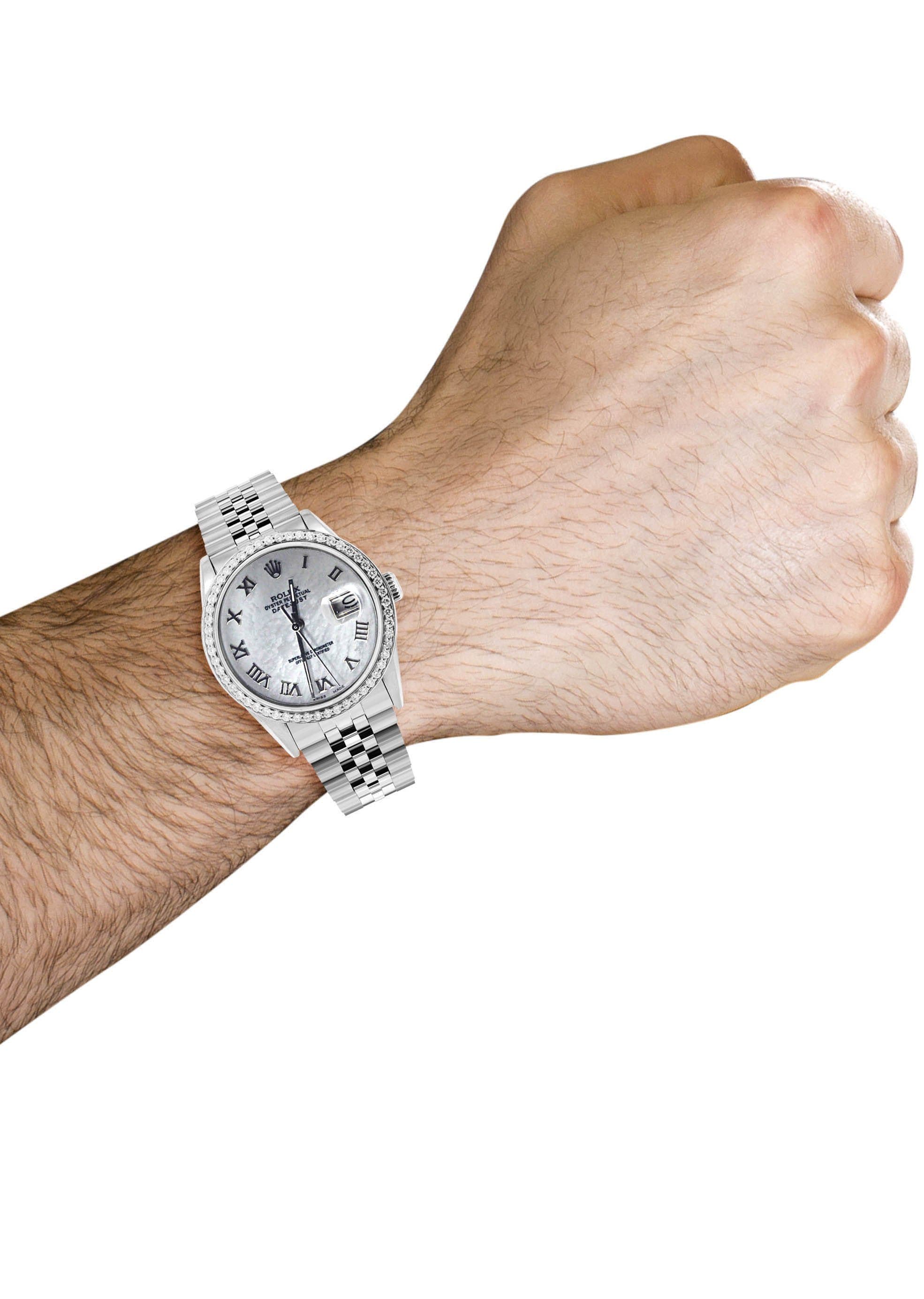 Diamond Rolex Datejust | Stainless Steel | 36 Mm - Image 5