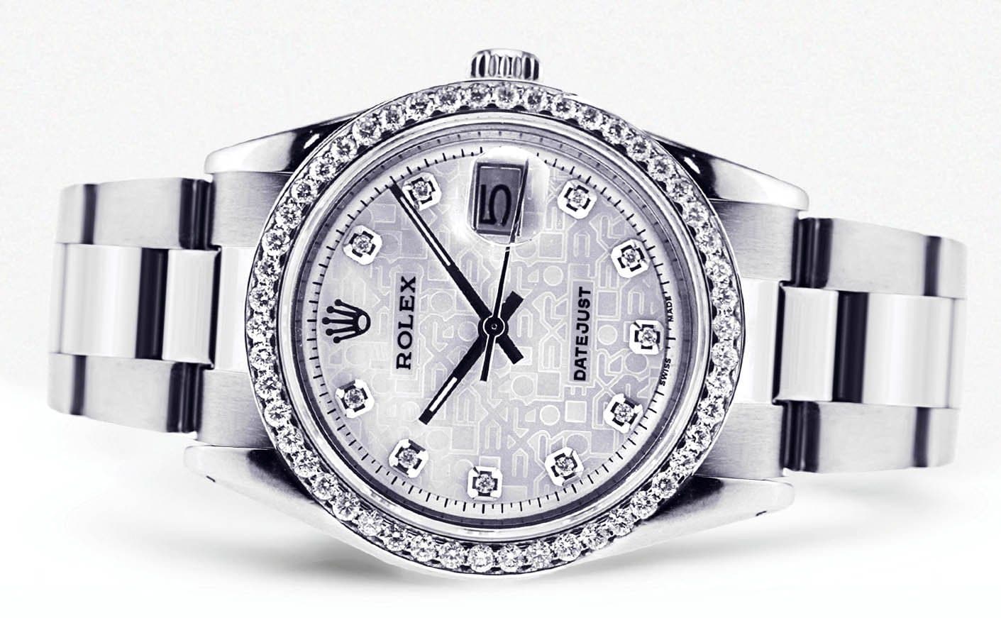 Diamond Rolex Datejust | Stainless Steel | 36 Mm - Image 2