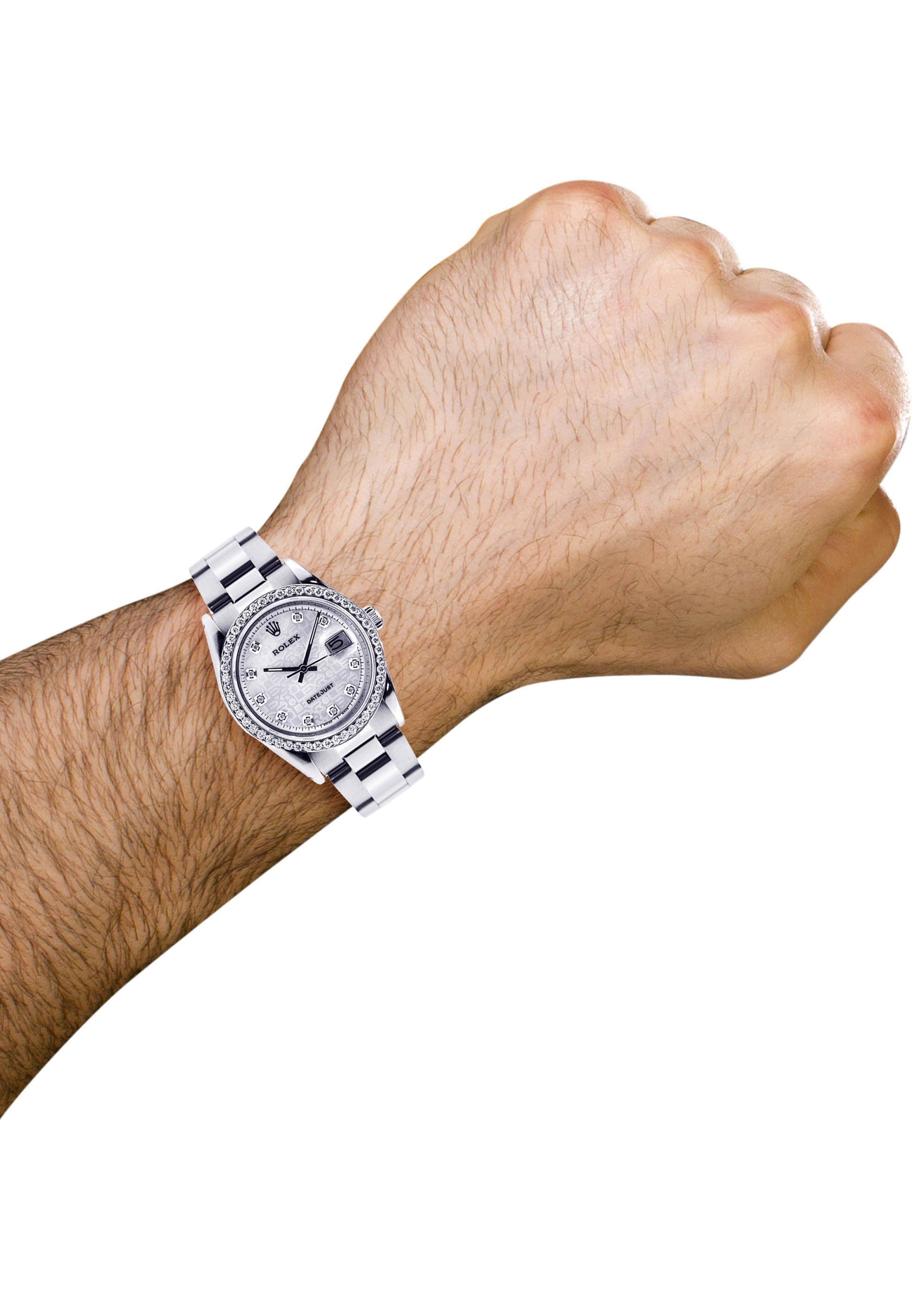Diamond Rolex Datejust | Stainless Steel | 36 Mm - Image 6