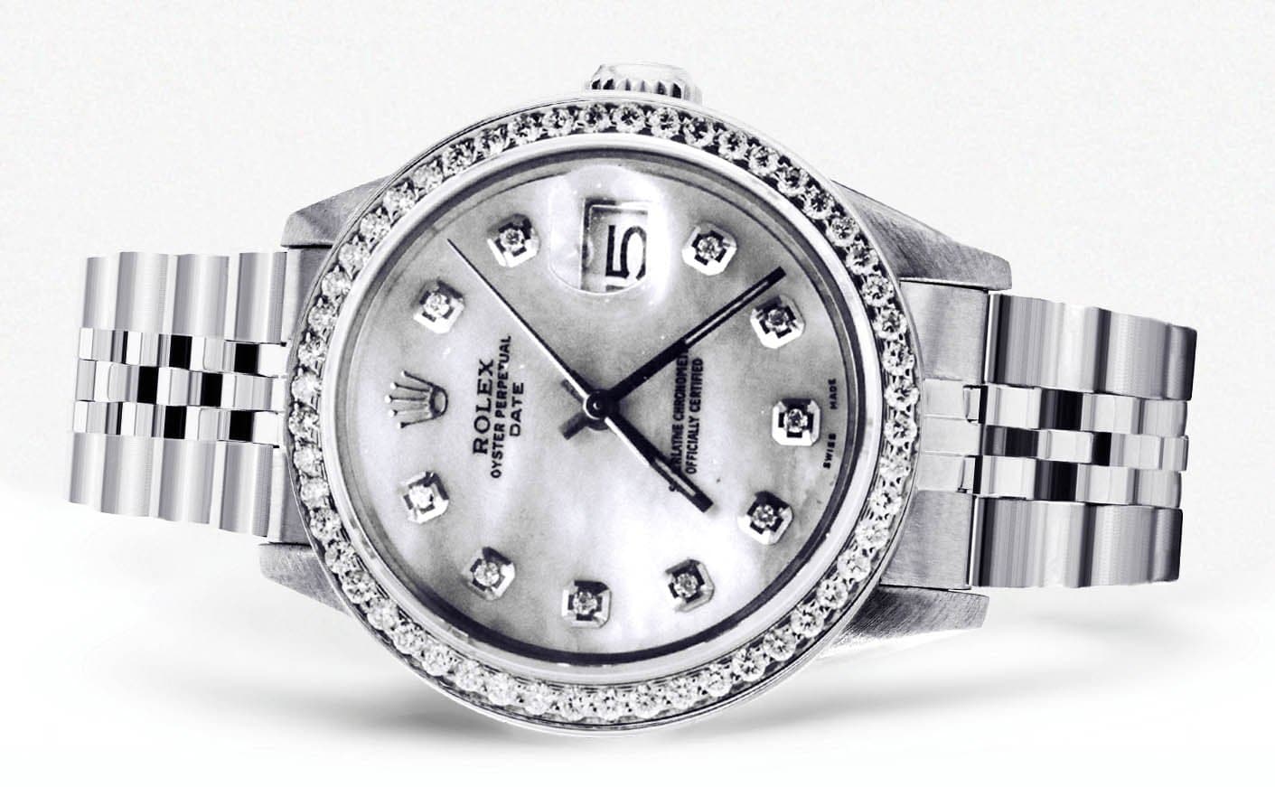 Diamond Rolex Datejust | Stainless Steel | 34 Mm - Image 2