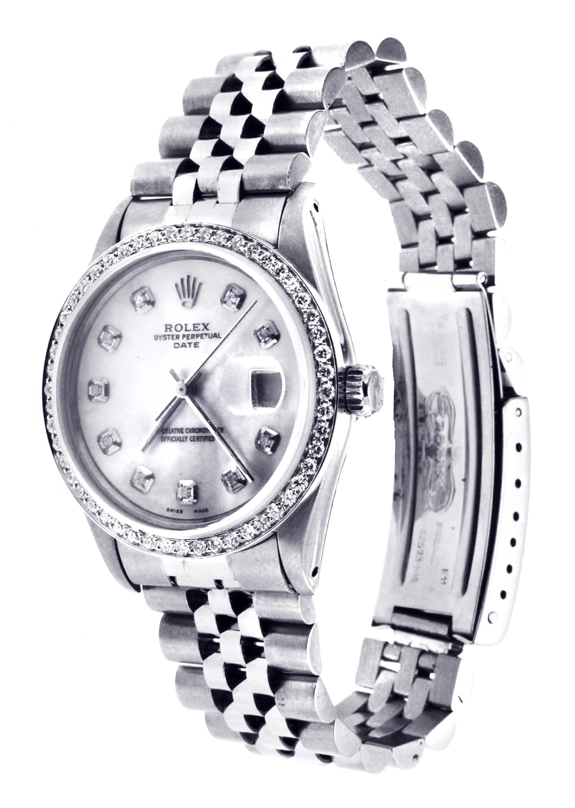 Diamond Rolex Datejust | Stainless Steel | 34 Mm - Image 3