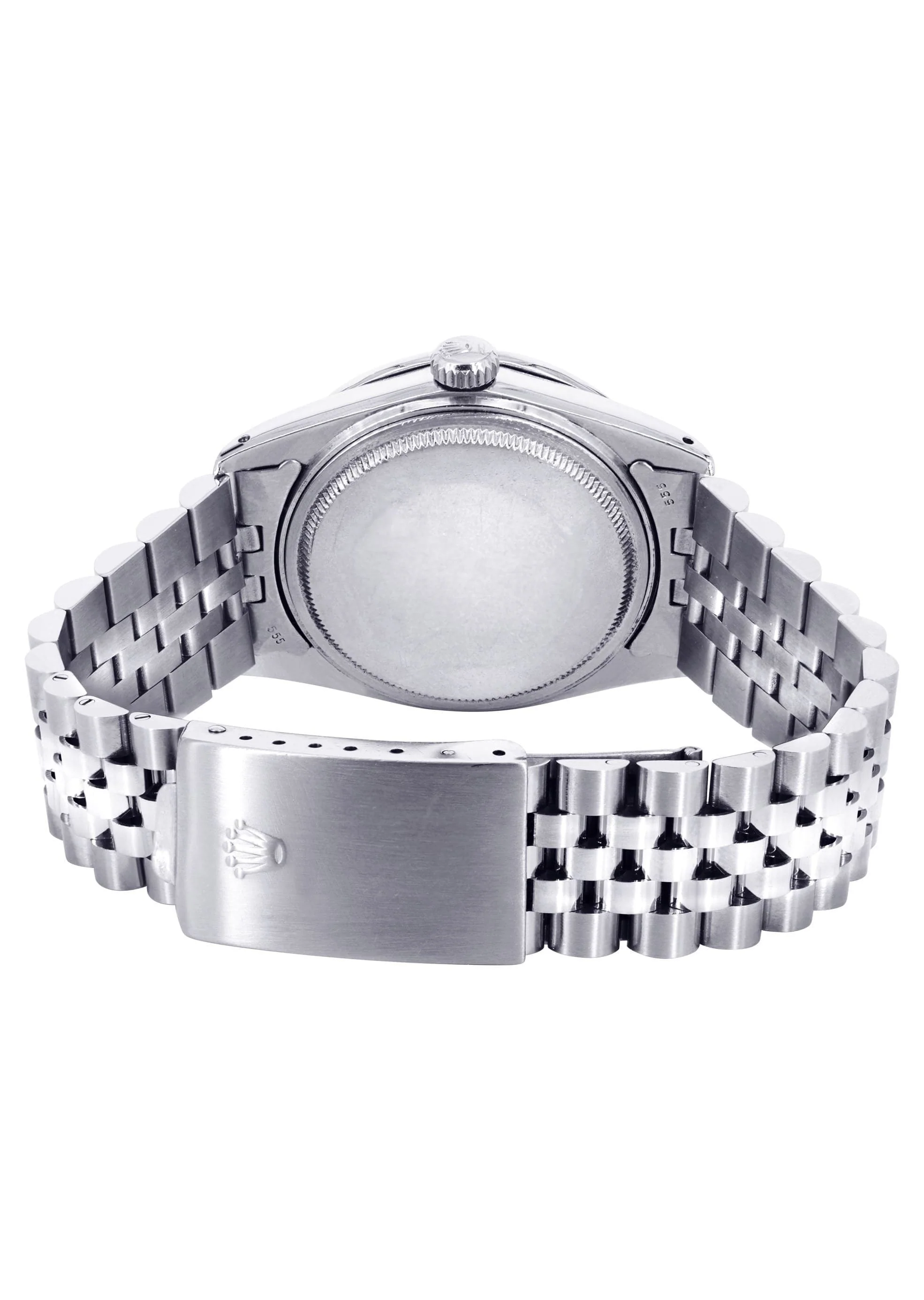 Diamond Mens  Rolex Datejust Watch 16200 | 36 MM | Diamond Rolex Textured Jubilee Dial | Jubilee Band - Image 4