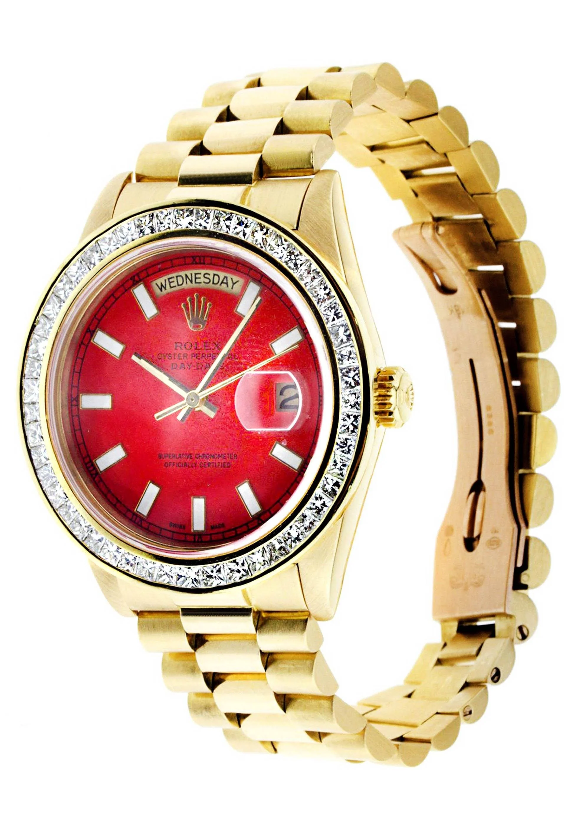 Diamond Rolex Day-Date | 18K Yellow Gold | 36 Mm - Image 3