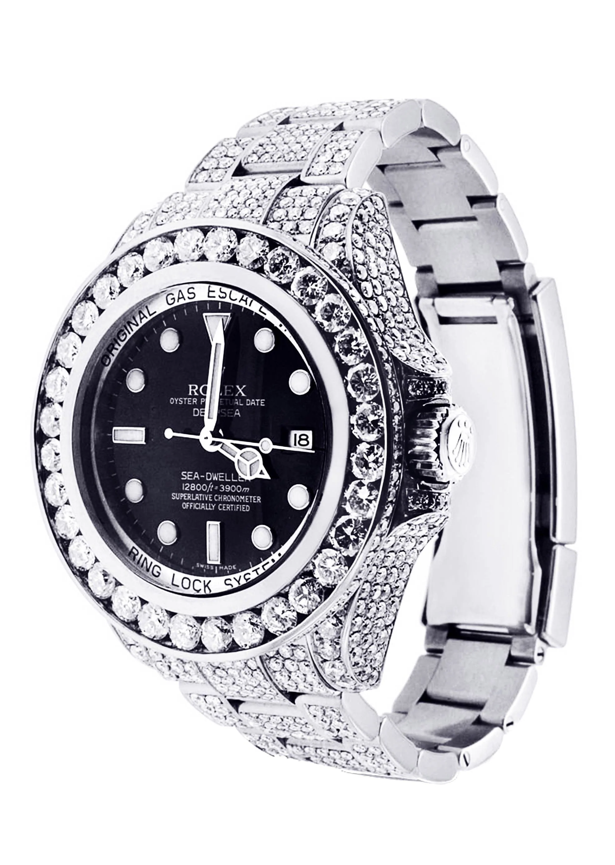 Diamond Rolex Deepsea Sea-Dweller | Stainless Steel - Image 3