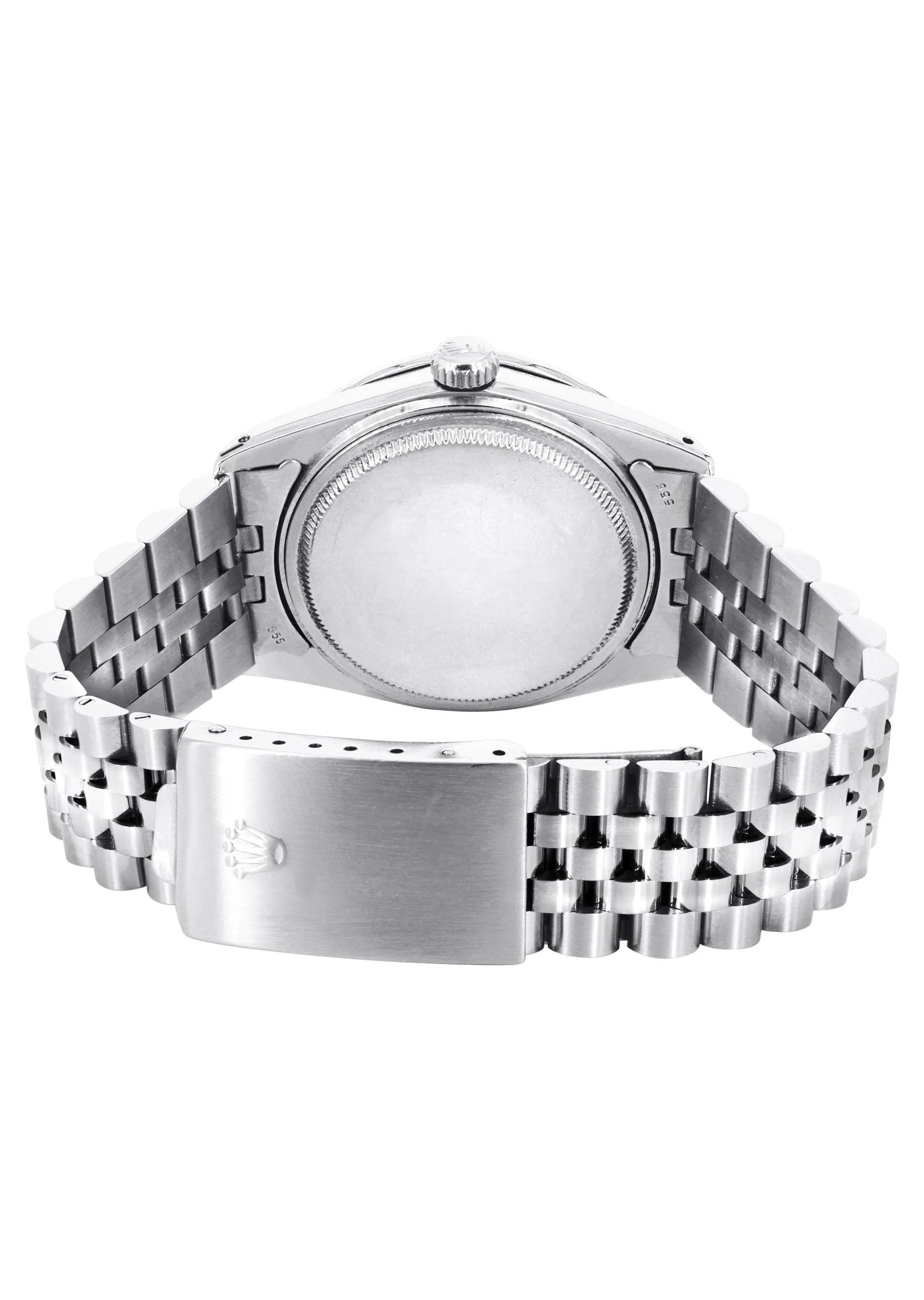 Diamond Rolex Watch | 68274 | Diamond Bezel | 31MM | Purple Diamond Dial | Jubilee Band - Image 6
